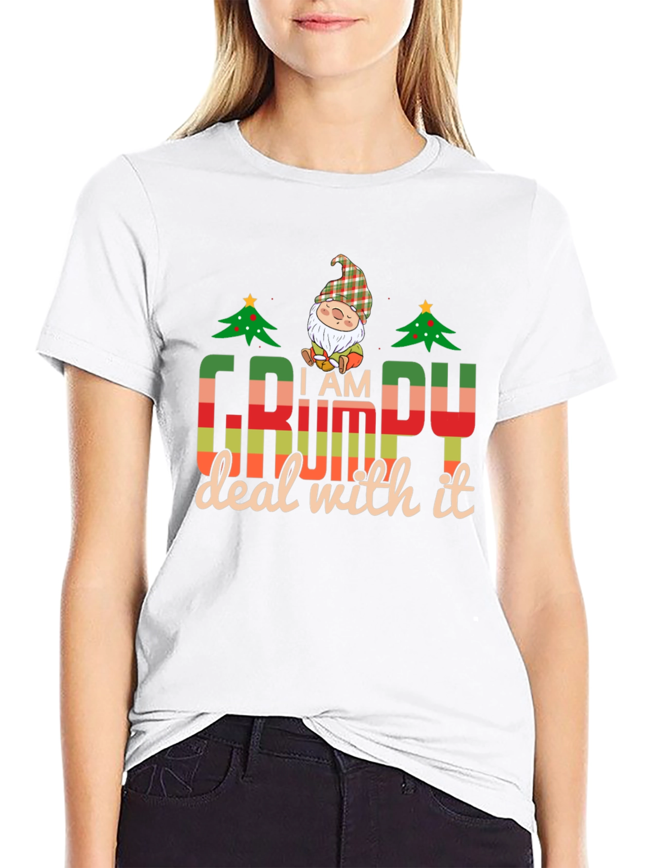 I am Grumpy Deal with It Mens Black T-Shirt