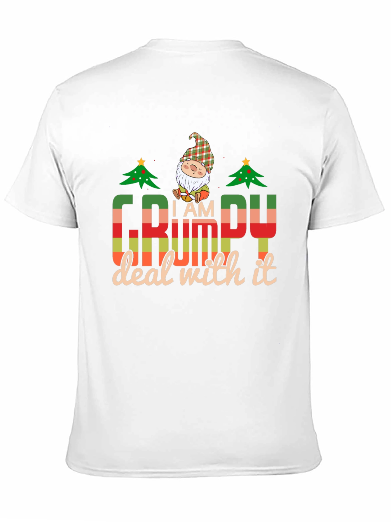 I am Grumpy Deal with It Mens Black T-Shirt