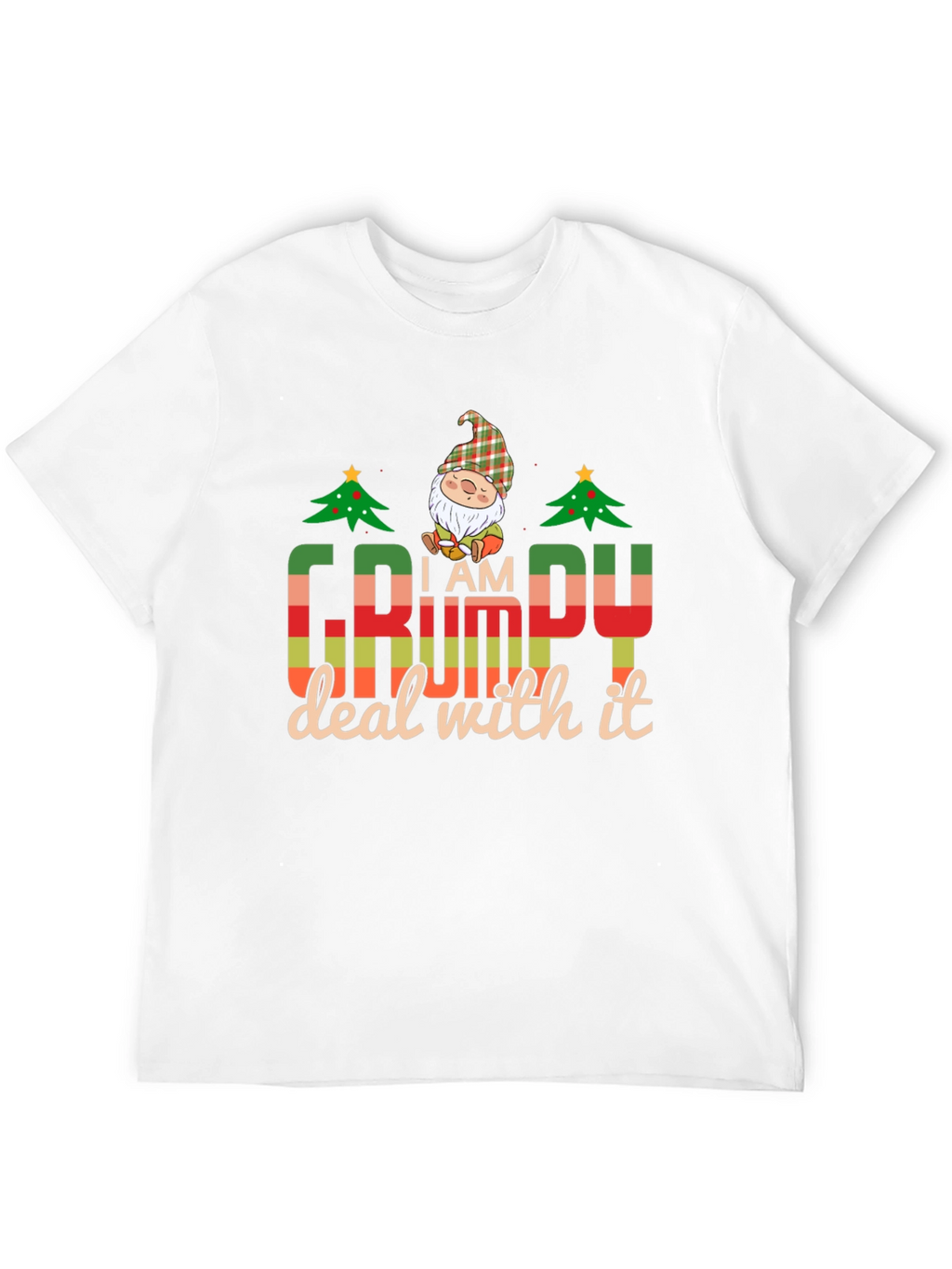 I am Grumpy Deal with It Mens Black T-Shirt