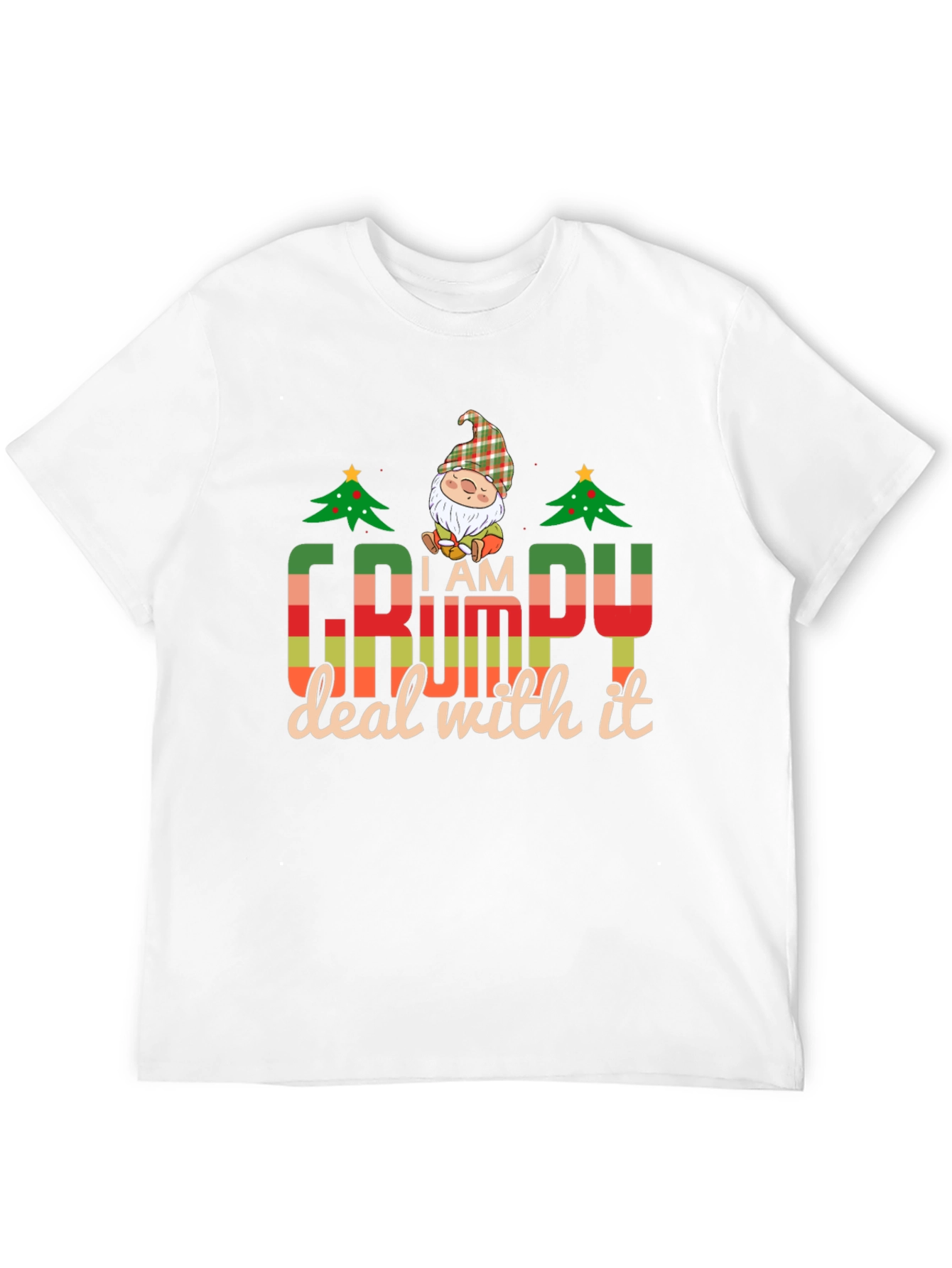I am Grumpy Deal with It Mens Black T-Shirt