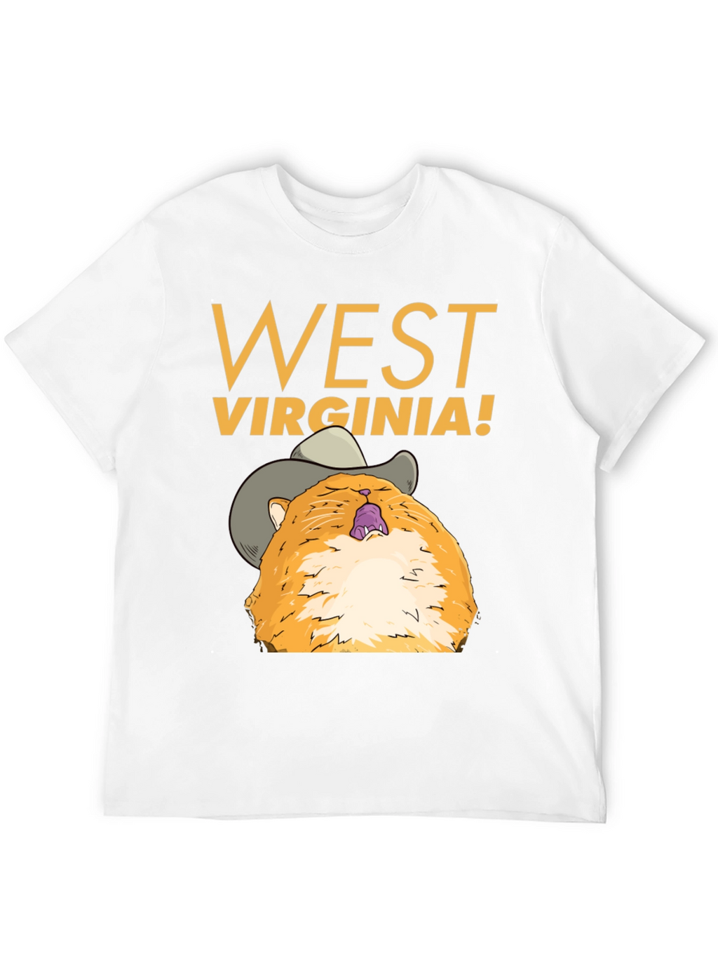 West Virginia Cat Graphic Tee