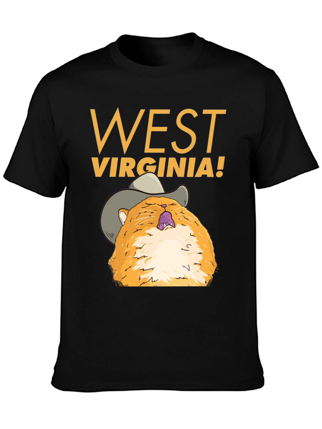 West Virginia Cat Graphic Tee
