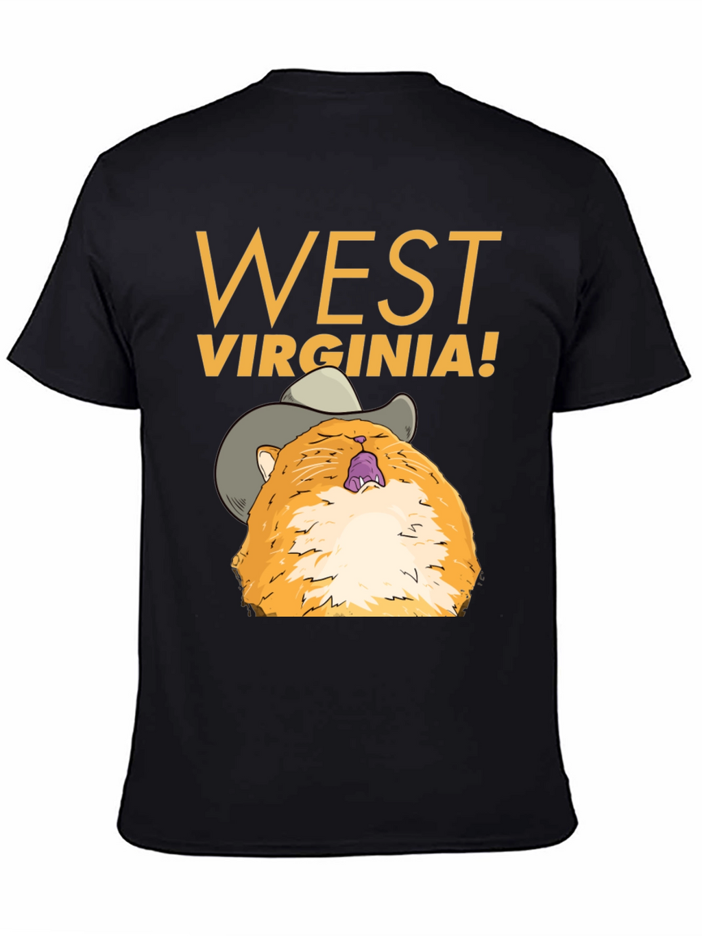 West Virginia Cat Graphic Tee