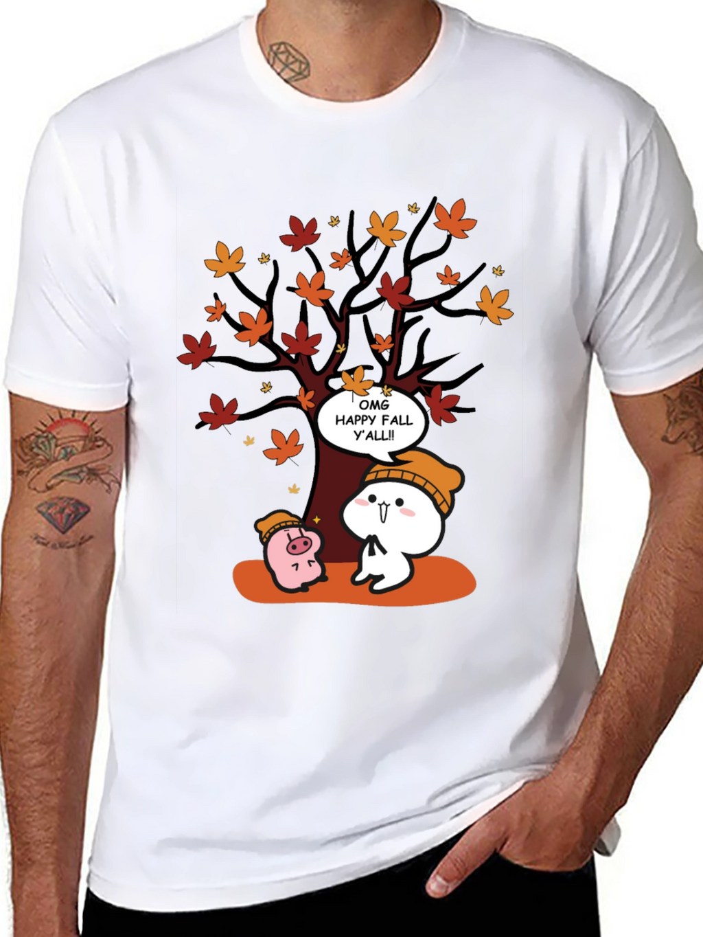 OMG Happy Fall Yall T-Shirt