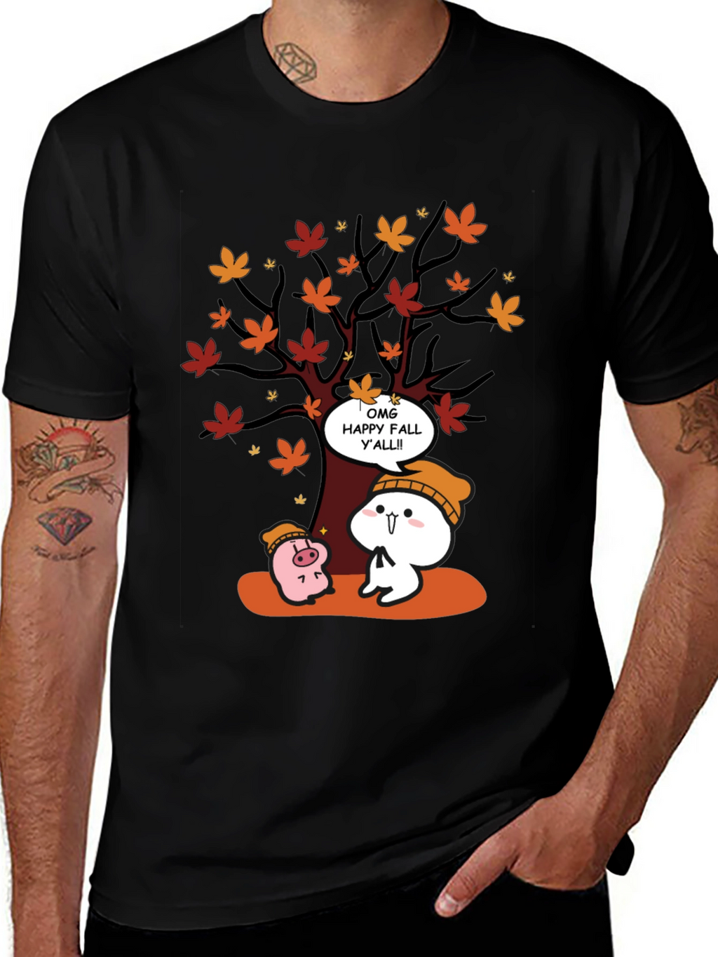 OMG Happy Fall Yall T-Shirt