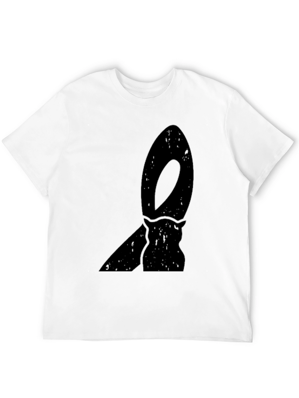 Black Graphic Tee - Retro Surfboard Design