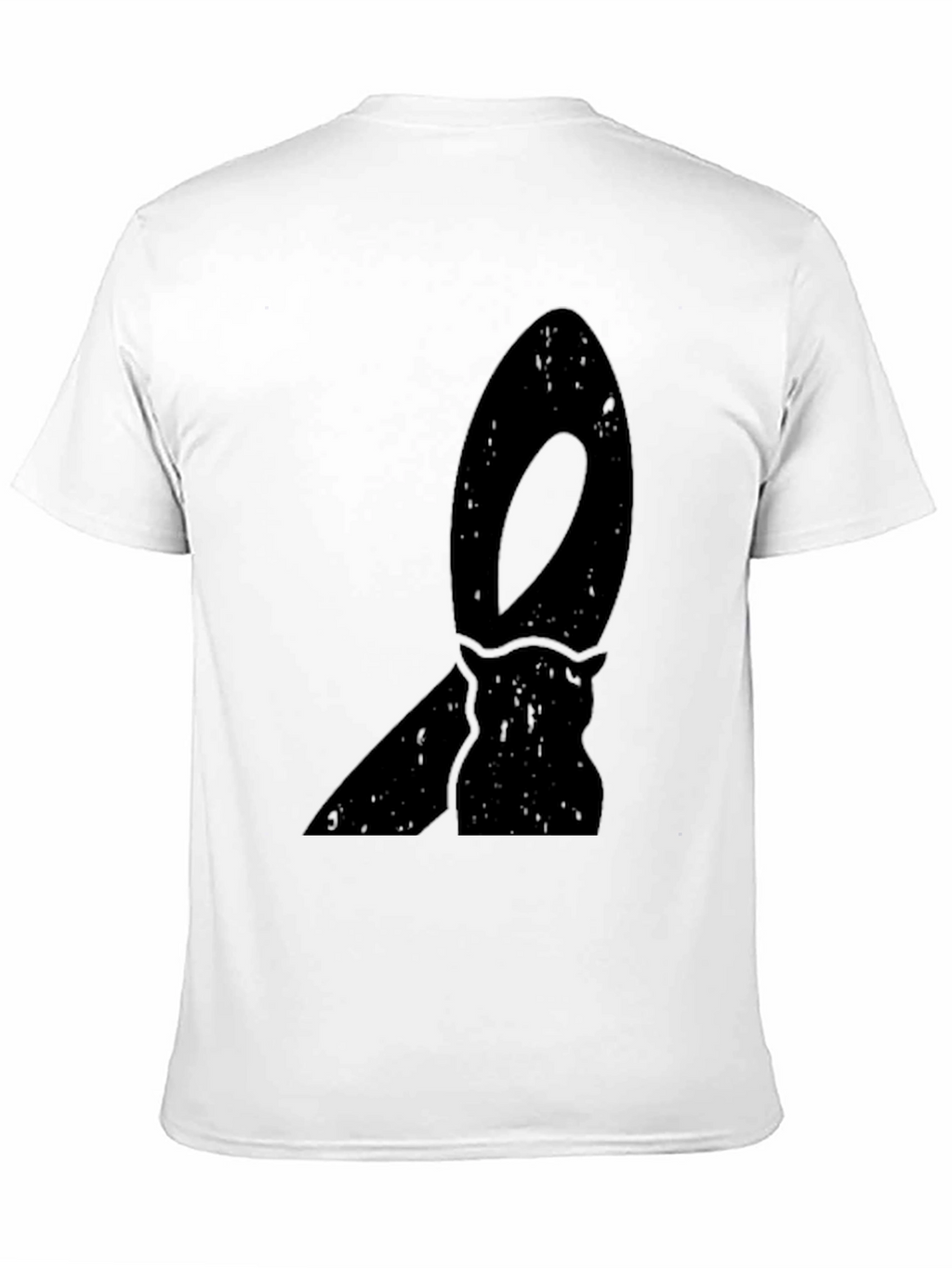 Black Graphic Tee - Retro Surfboard Design