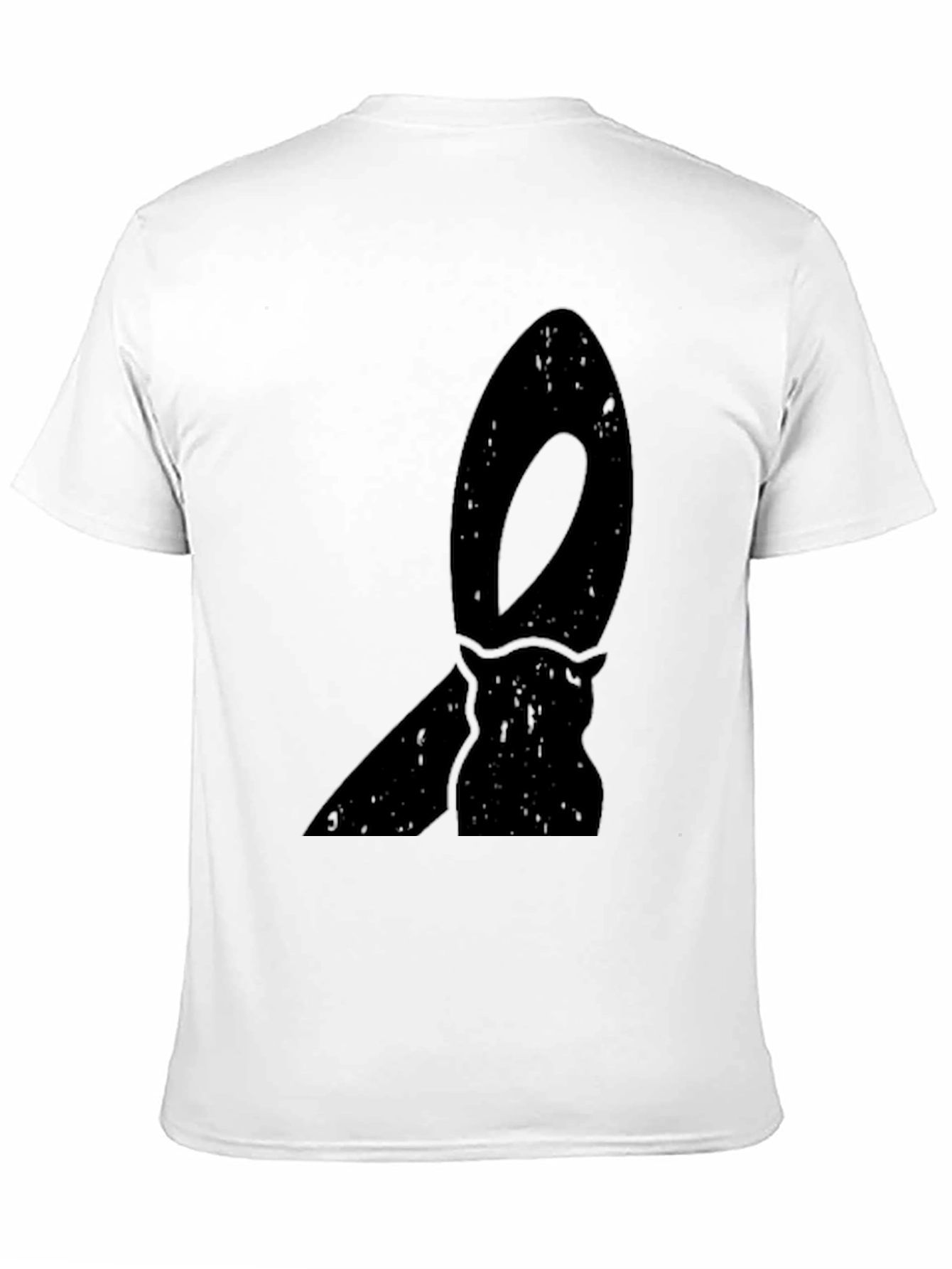 Black Graphic Tee - Retro Surfboard Design