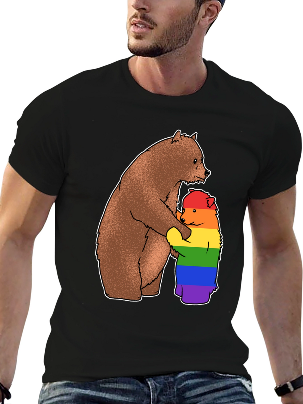 LGBT Pride Bear Graphic Tee