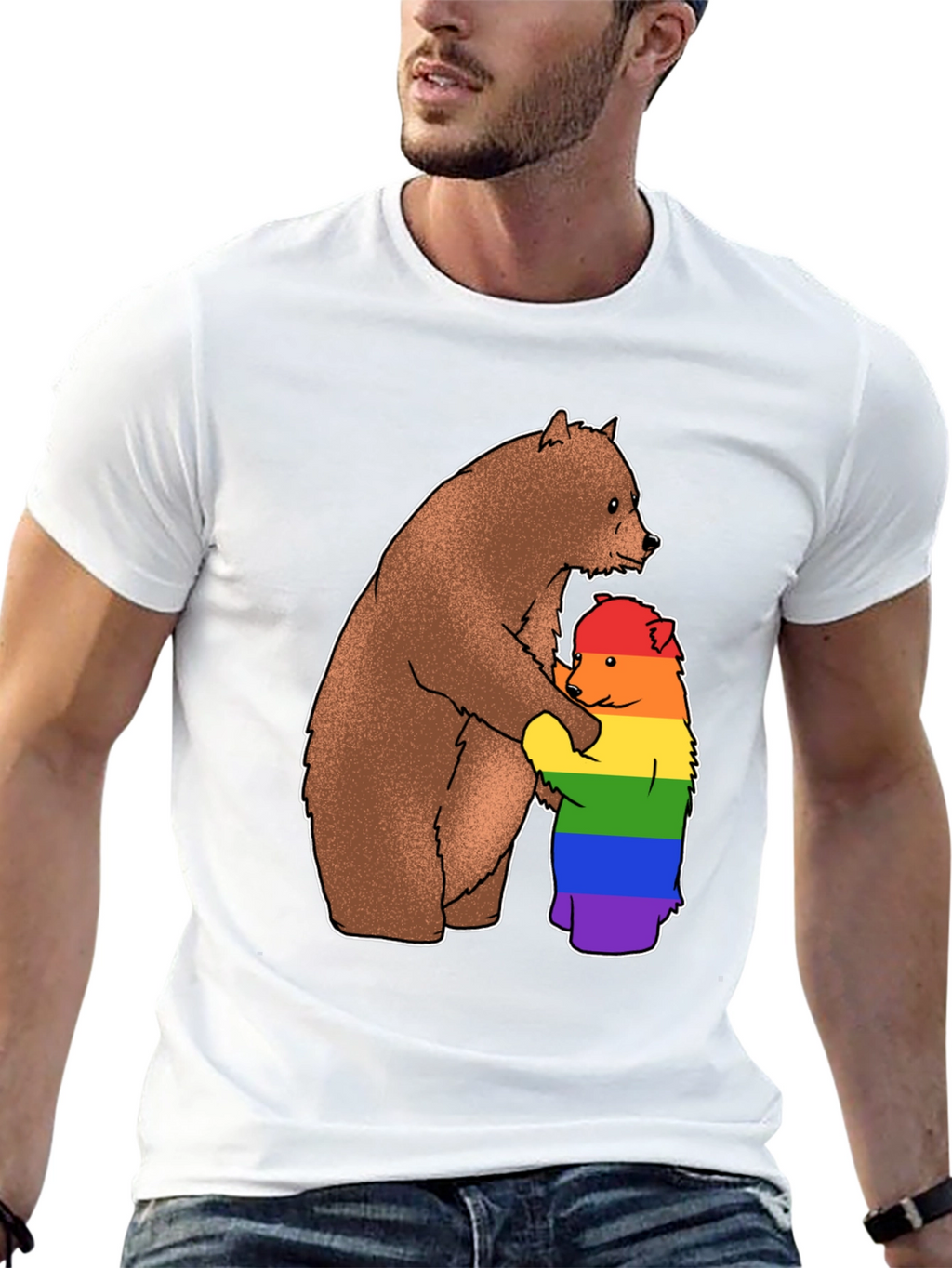 LGBT Pride Bear Graphic Tee