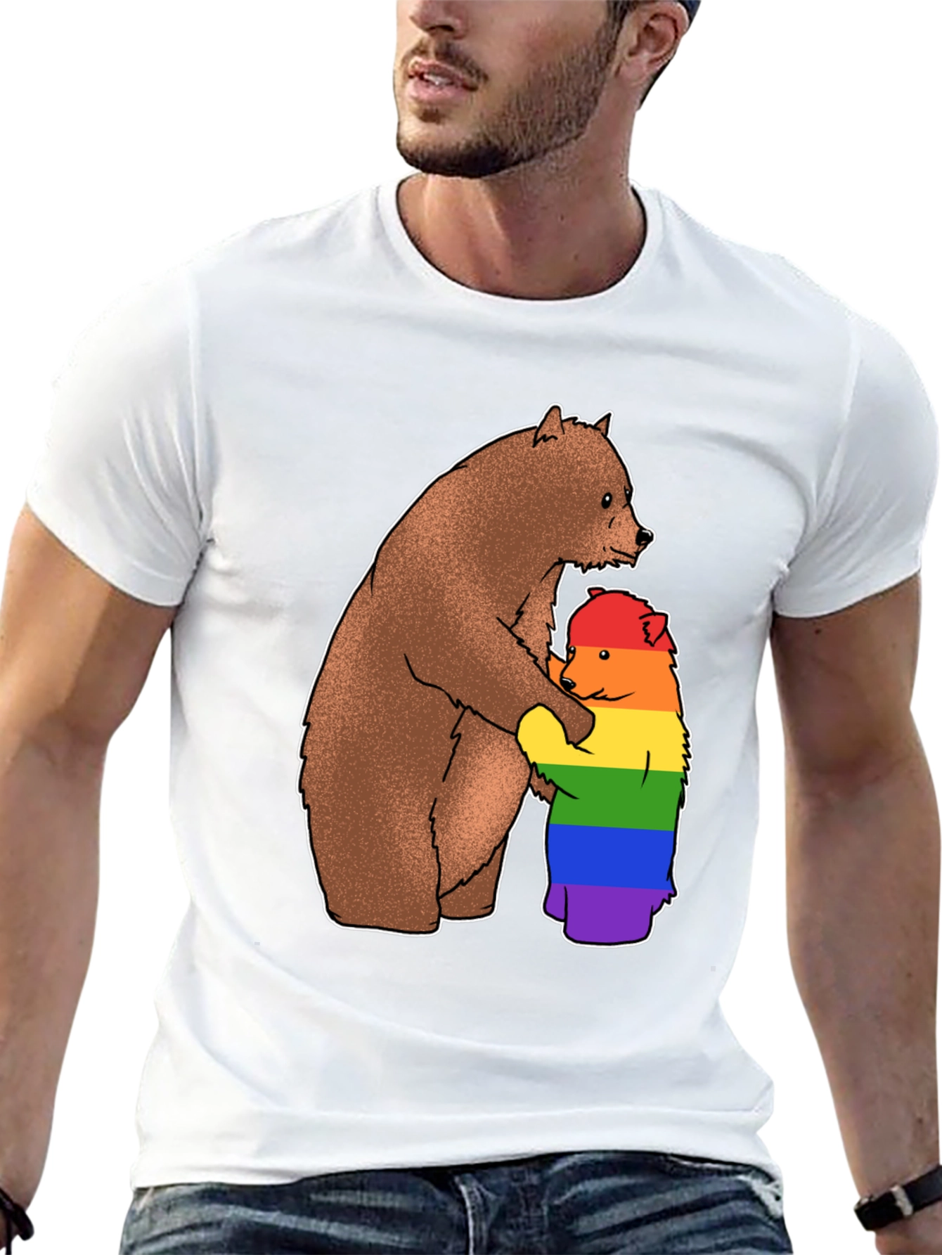 LGBT Pride Bear Graphic Tee