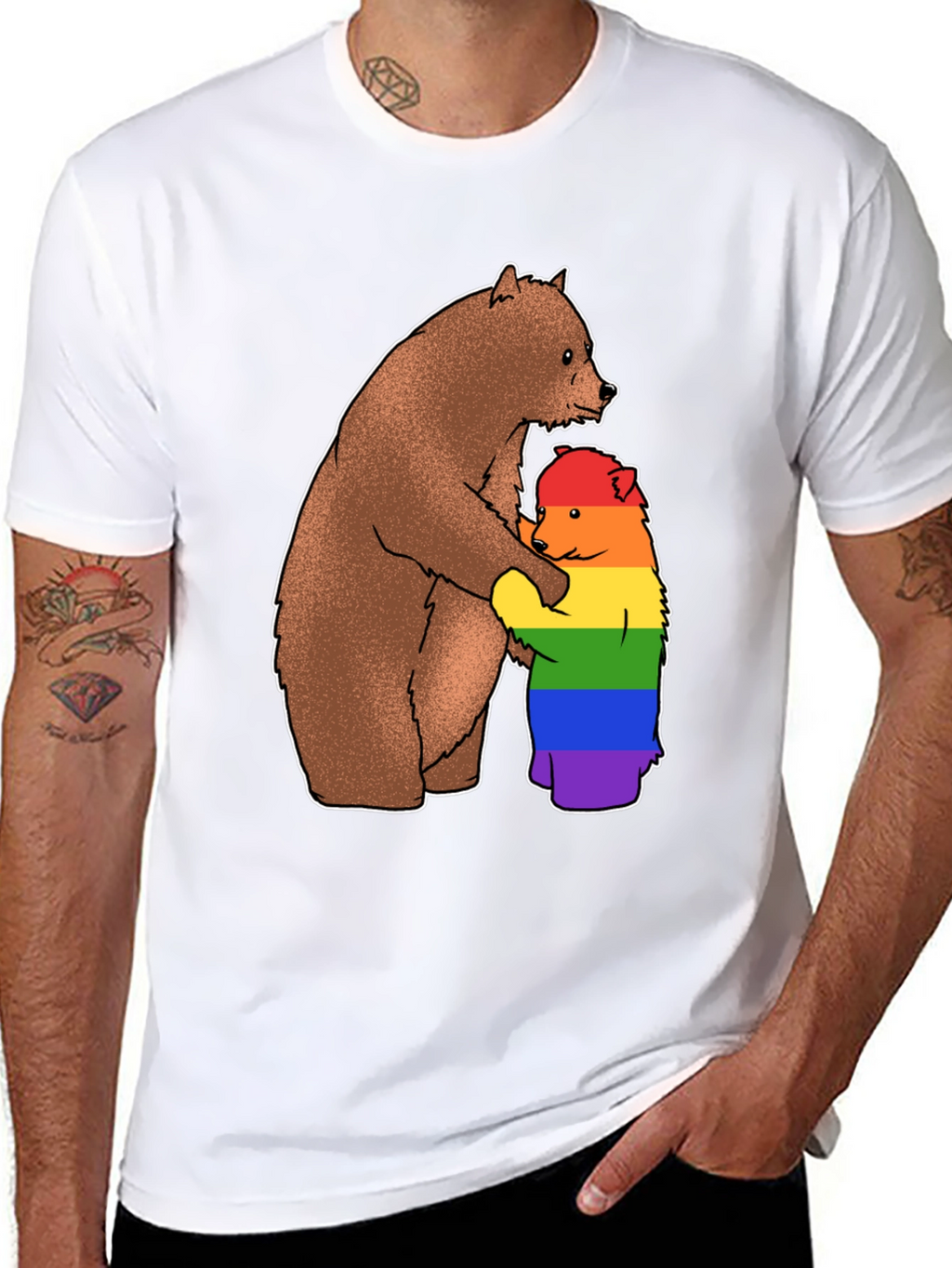 LGBT Pride Bear Graphic Tee
