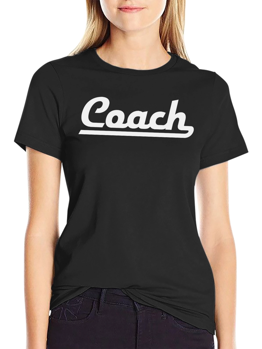 Coach Script T-Shirt - Classic Design