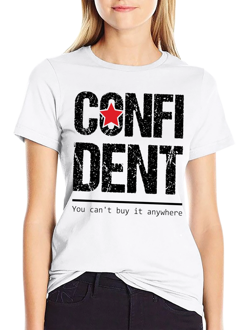 Confident Star Graphic T-Shirt - You Cant Buy It!