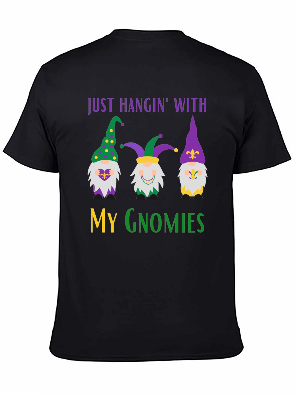 Mardi Gras Gnomies Graphic Tee