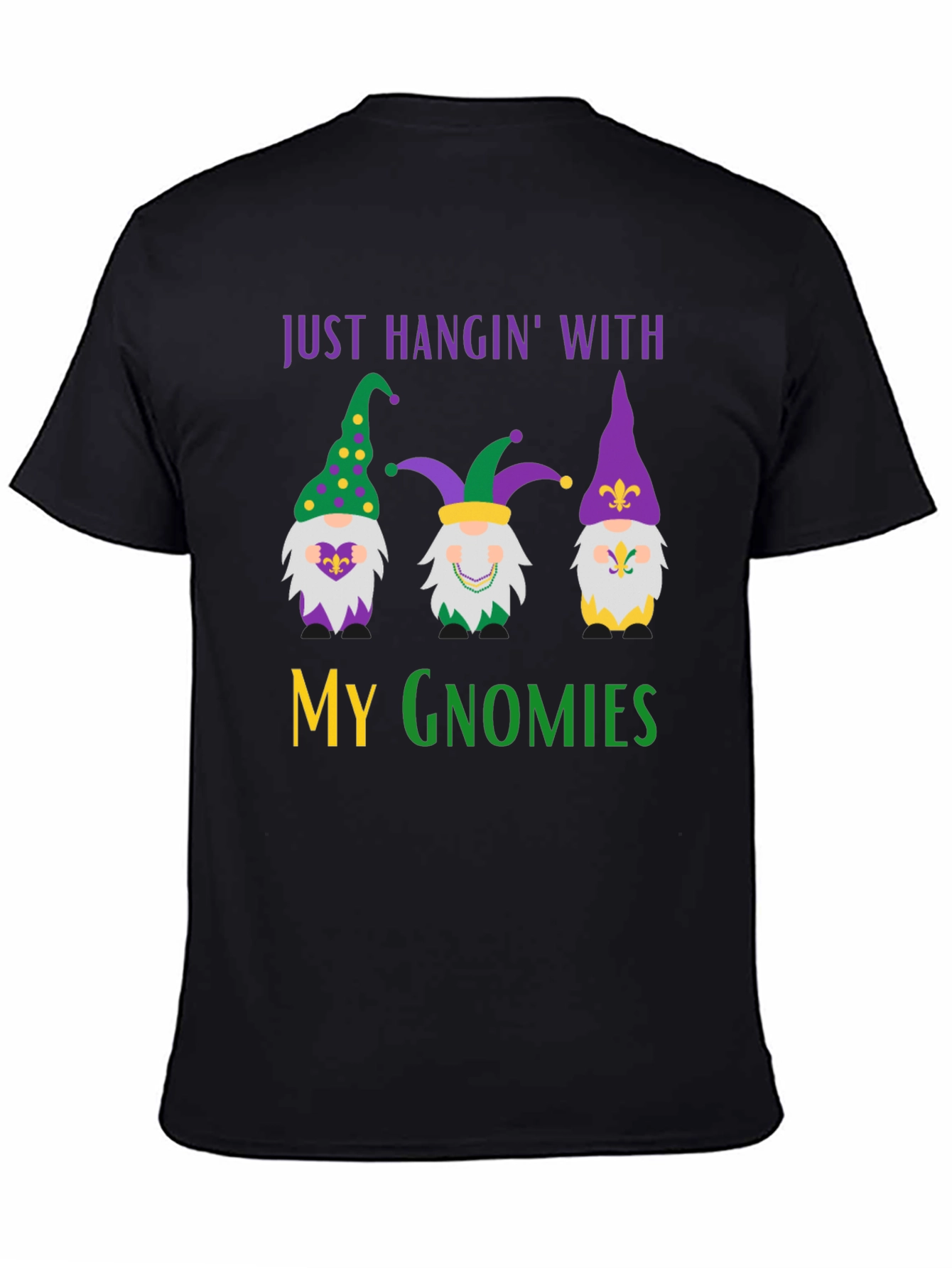 Mardi Gras Gnomies Graphic Tee