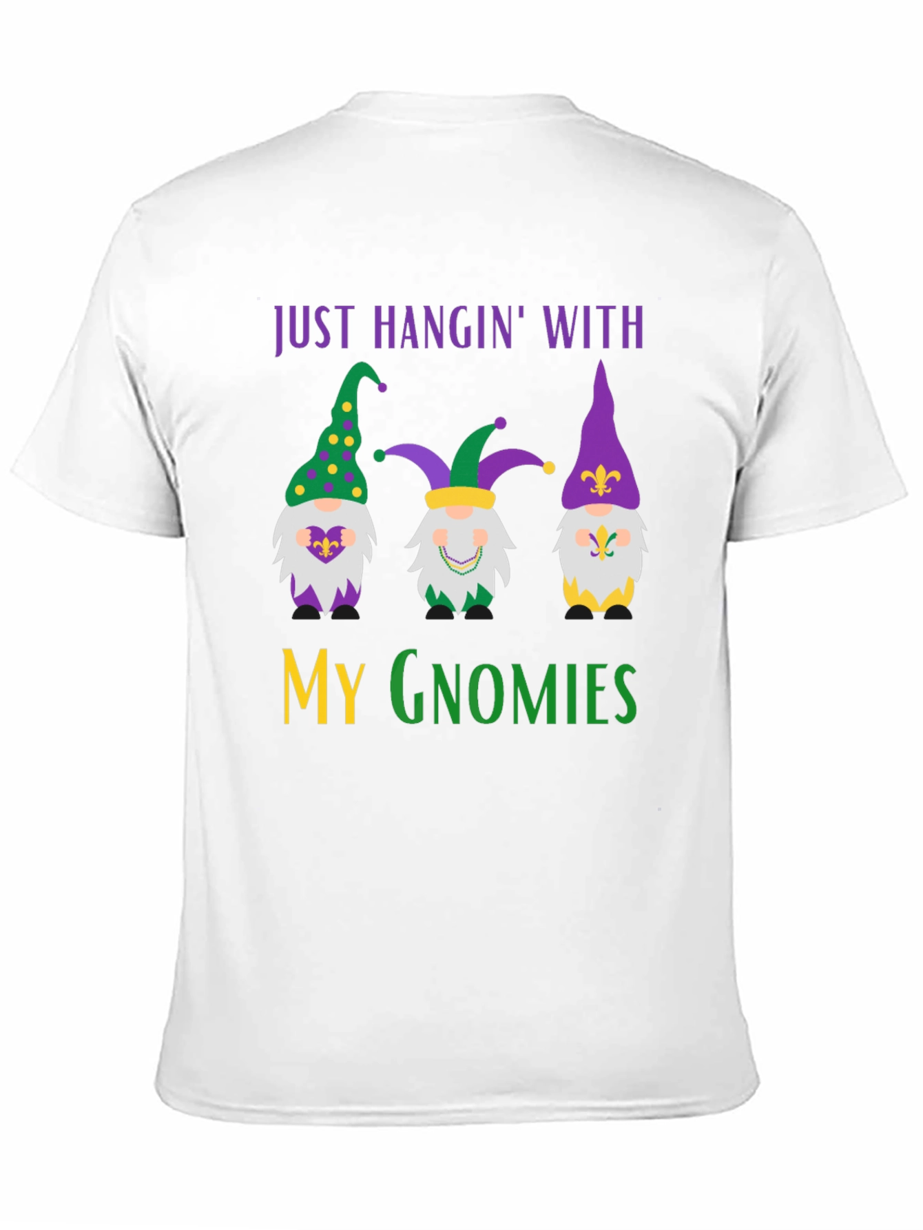 Mardi Gras Gnomies Graphic Tee