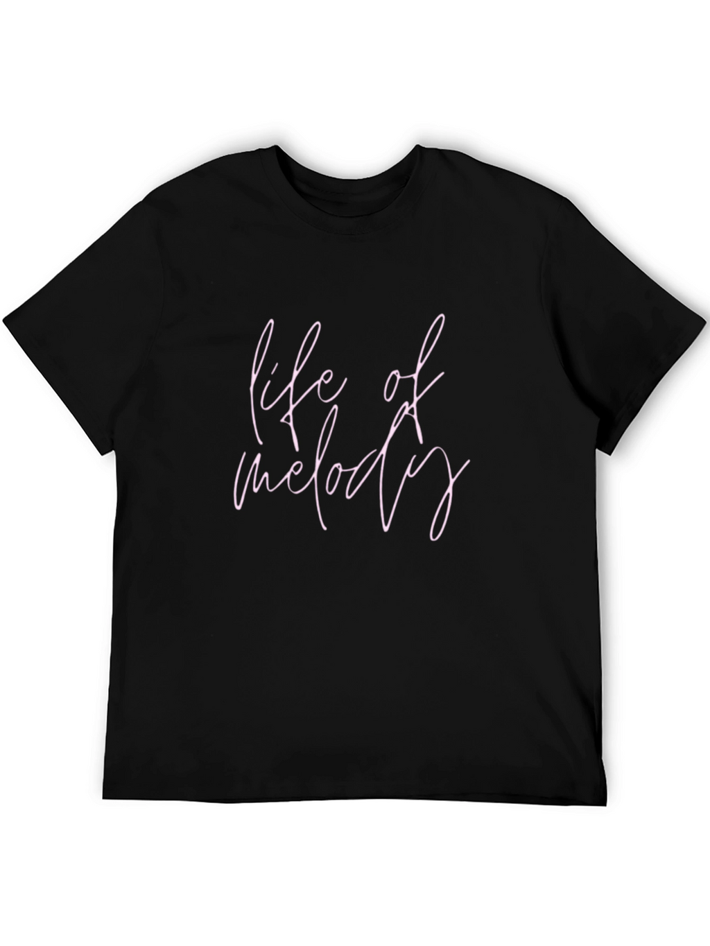 Life of Melody Black Graphic Tee