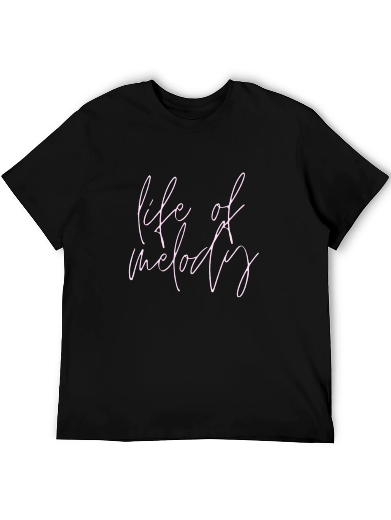 Life of Melody Black Graphic Tee