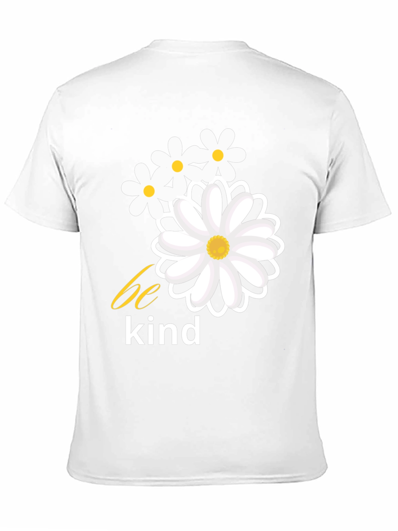 Be Kind Daisy Graphic Tee - Black