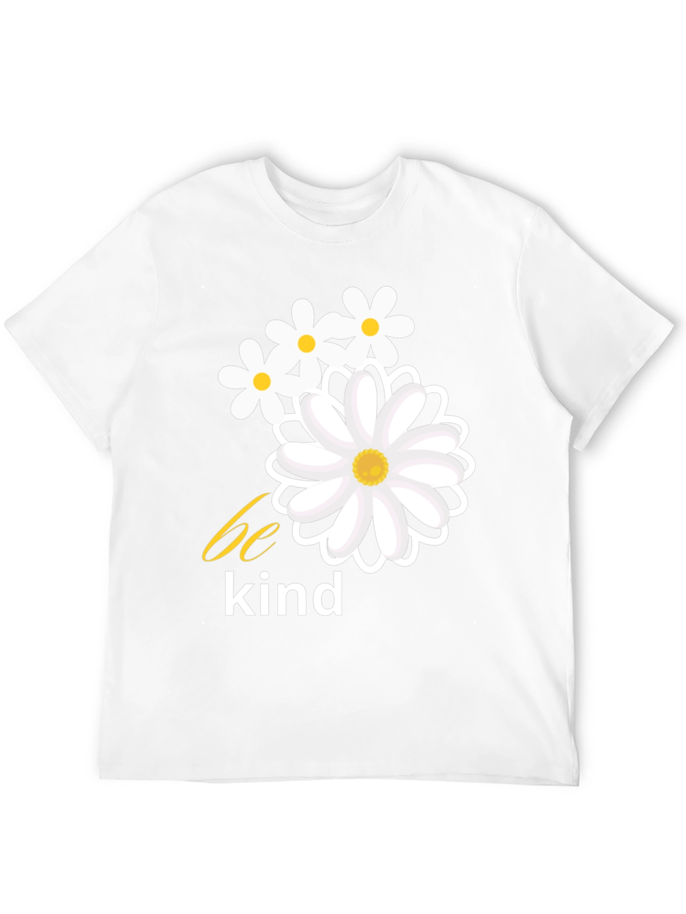 Be Kind Daisy Graphic Tee - Black