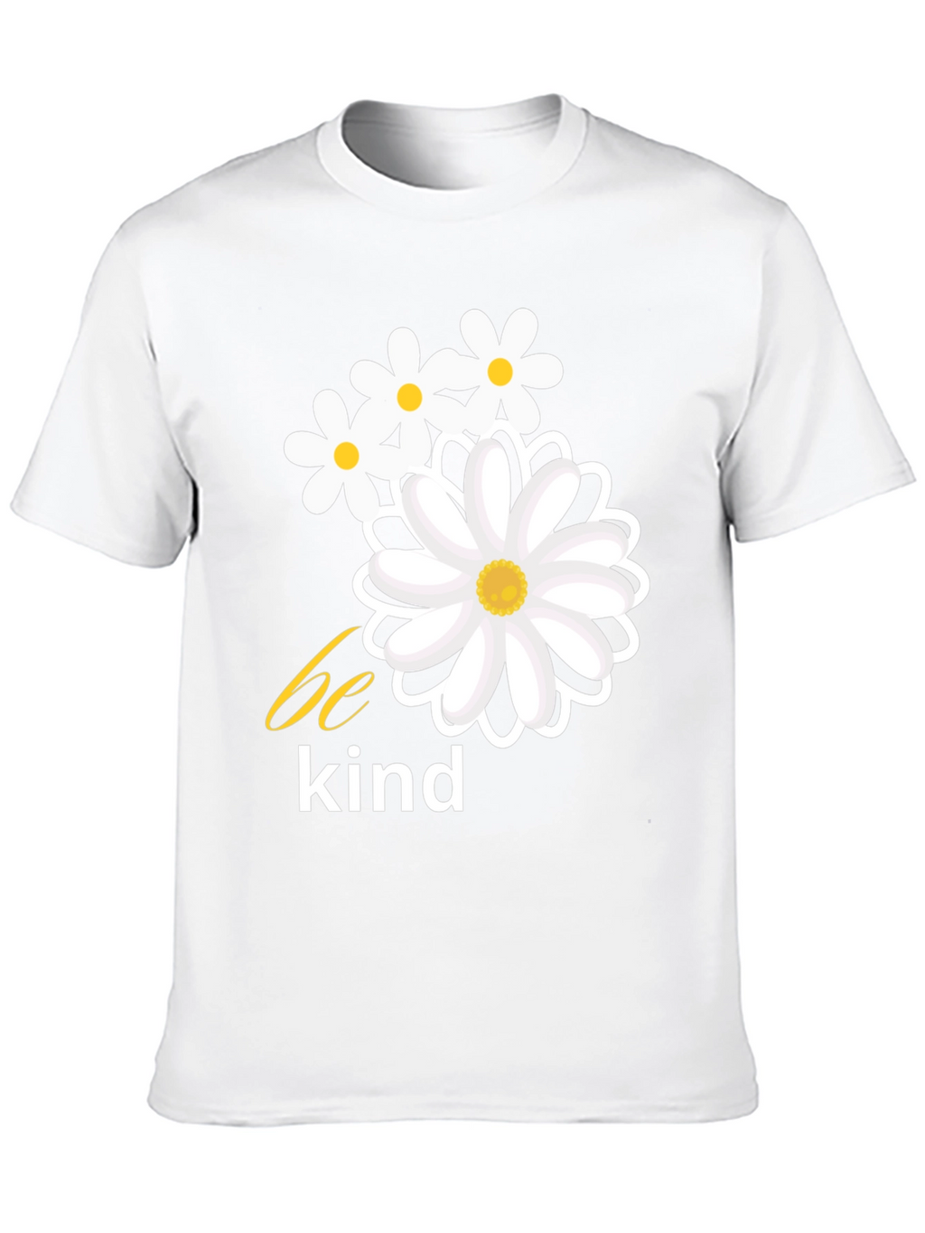 Be Kind Daisy Graphic Tee - Black