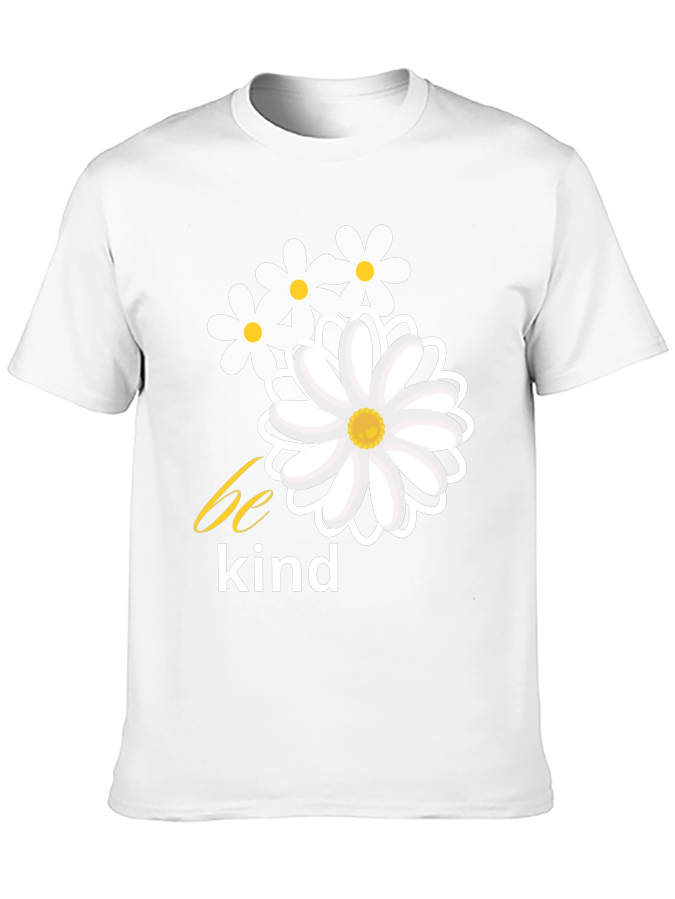 Be Kind Daisy Graphic Tee - Black