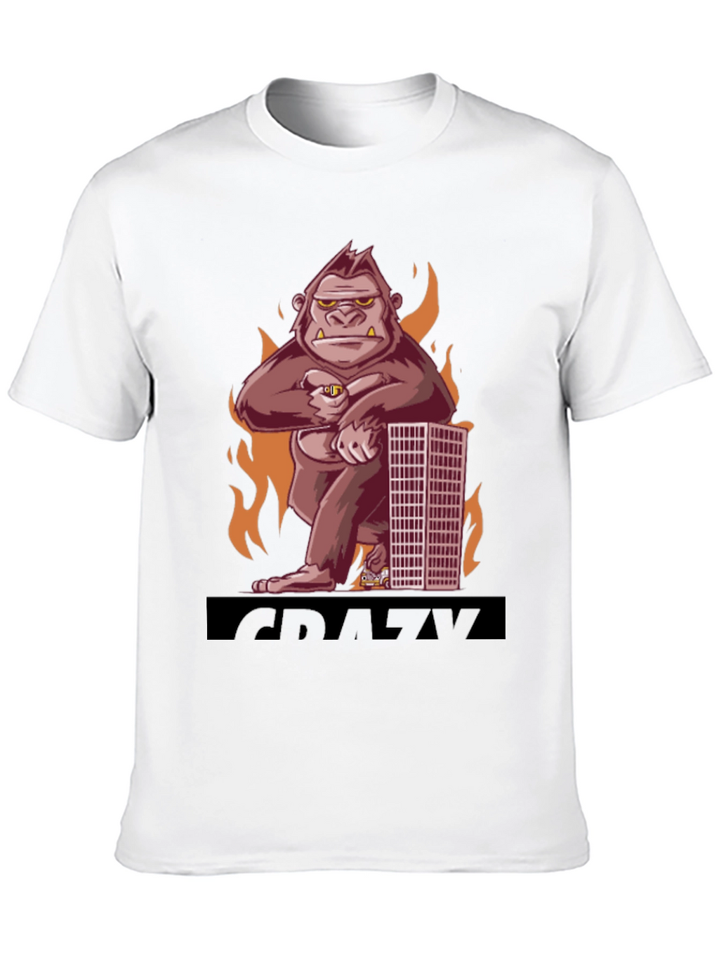 Crazy Kong T-Shirt - Mens Black Graphic Tee