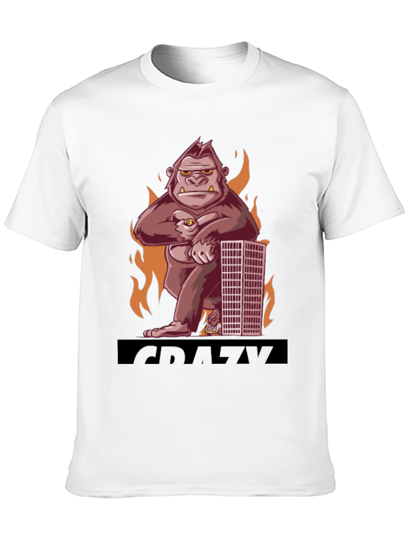 Crazy Kong T-Shirt - Mens Black Graphic Tee