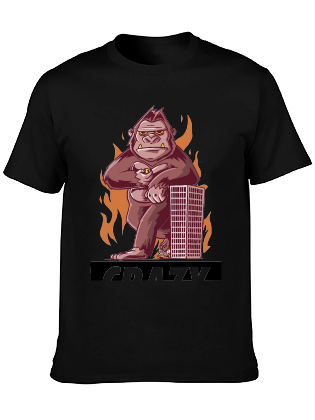 Crazy Kong T-Shirt - Mens Black Graphic Tee