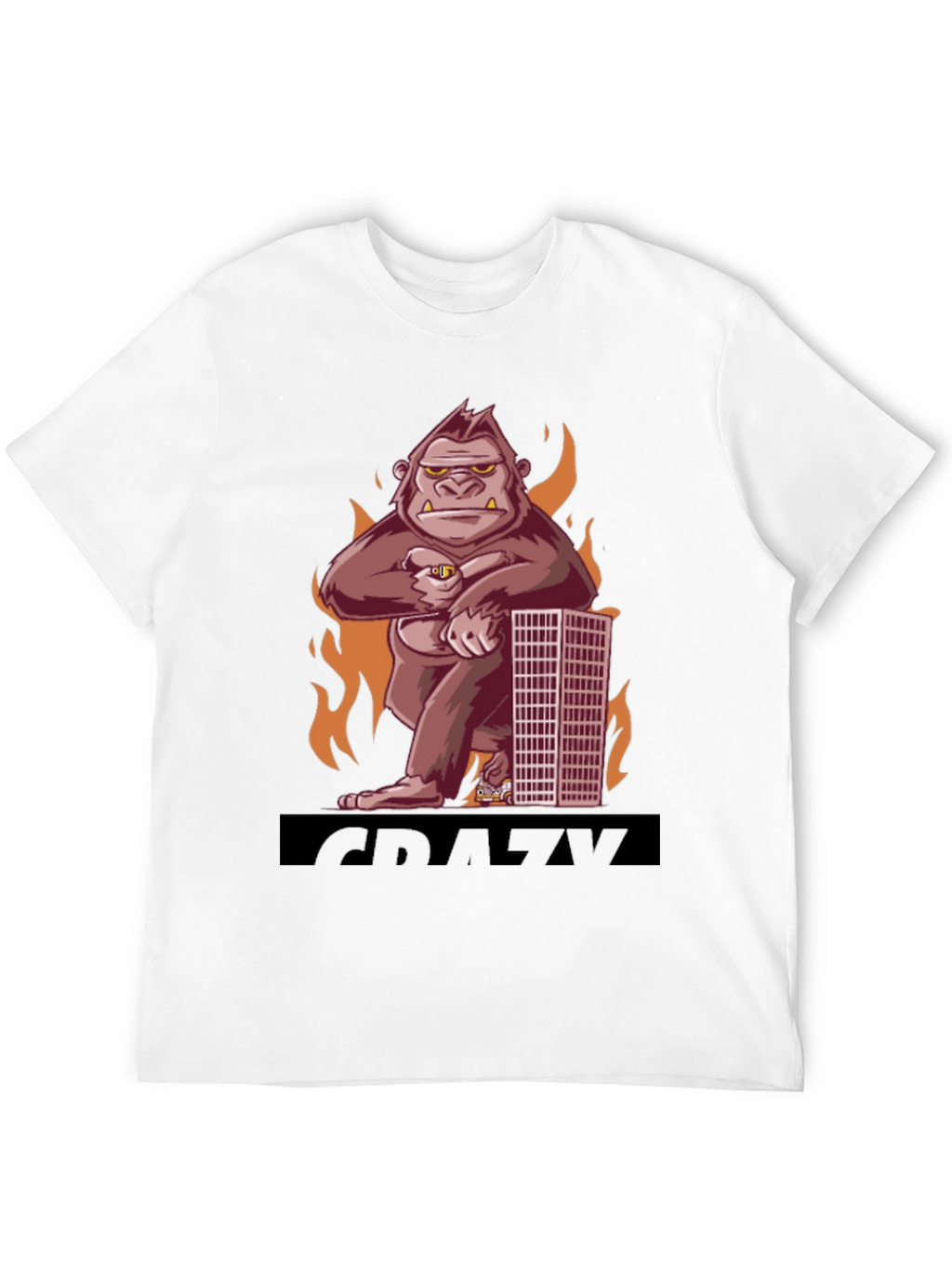 Crazy Kong T-Shirt - Mens Black Graphic Tee