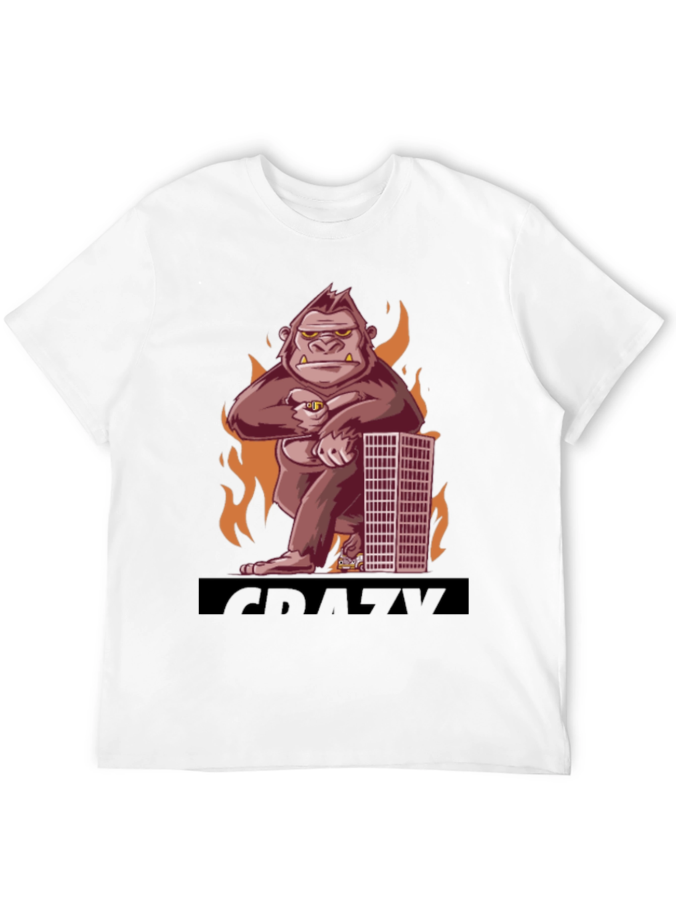 Crazy Kong T-Shirt - Mens Black Graphic Tee