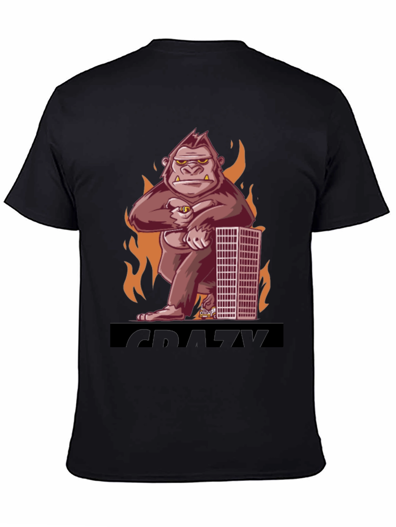 Crazy Kong T-Shirt - Mens Black Graphic Tee