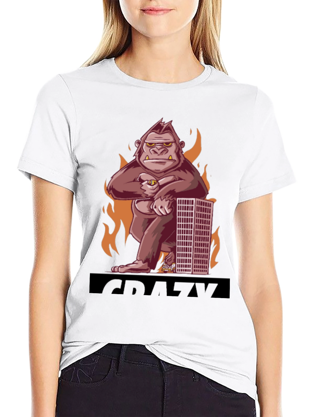 Crazy Kong T-Shirt - Mens Black Graphic Tee
