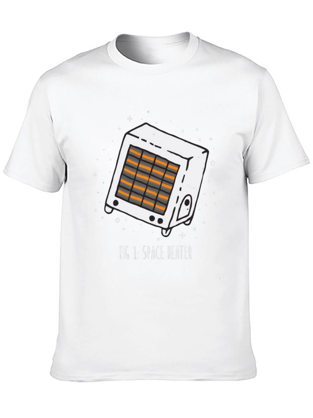 Space Heater Graphic T-Shirt - Quirky Design