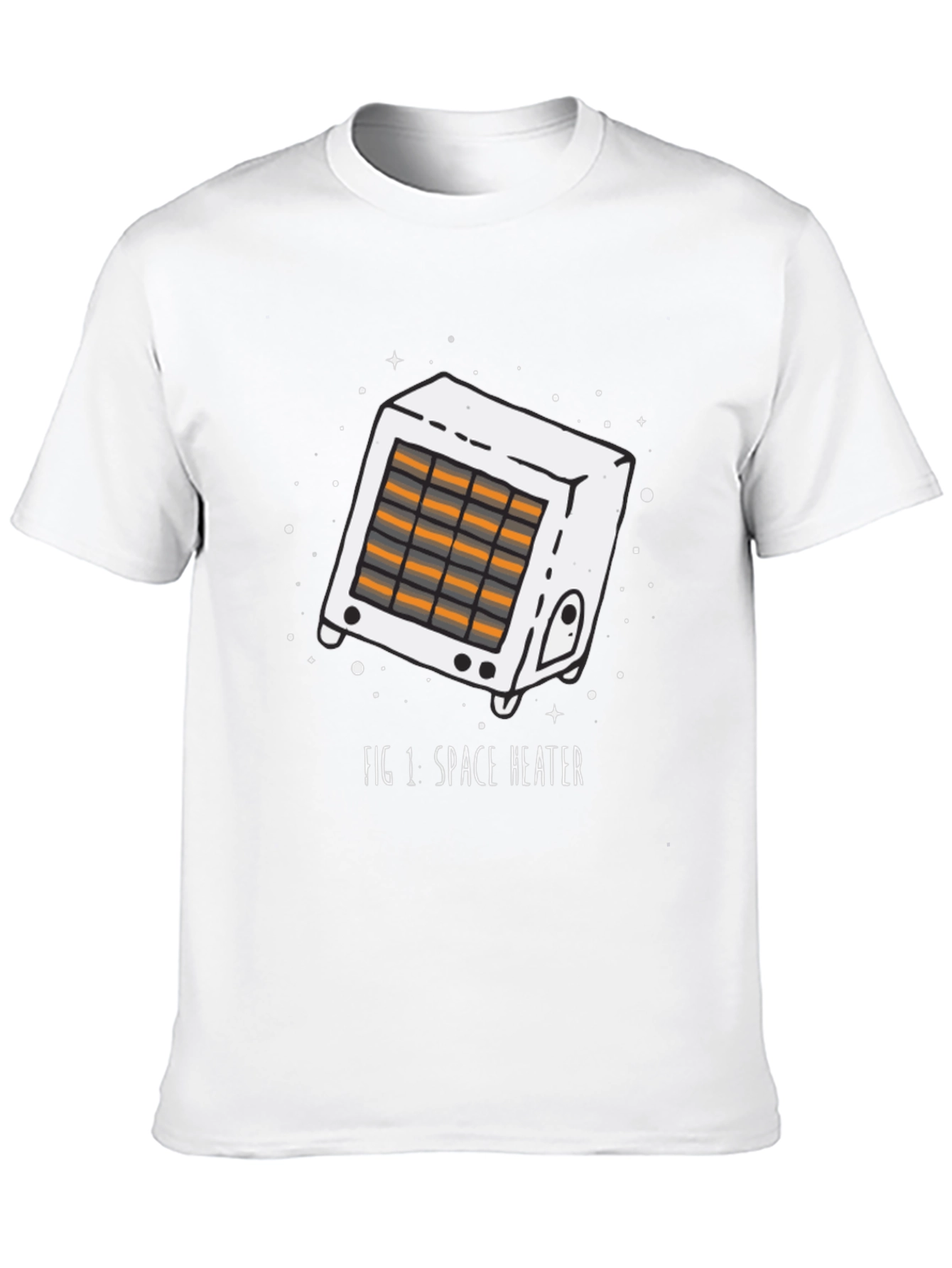Space Heater Graphic T-Shirt - Quirky Design
