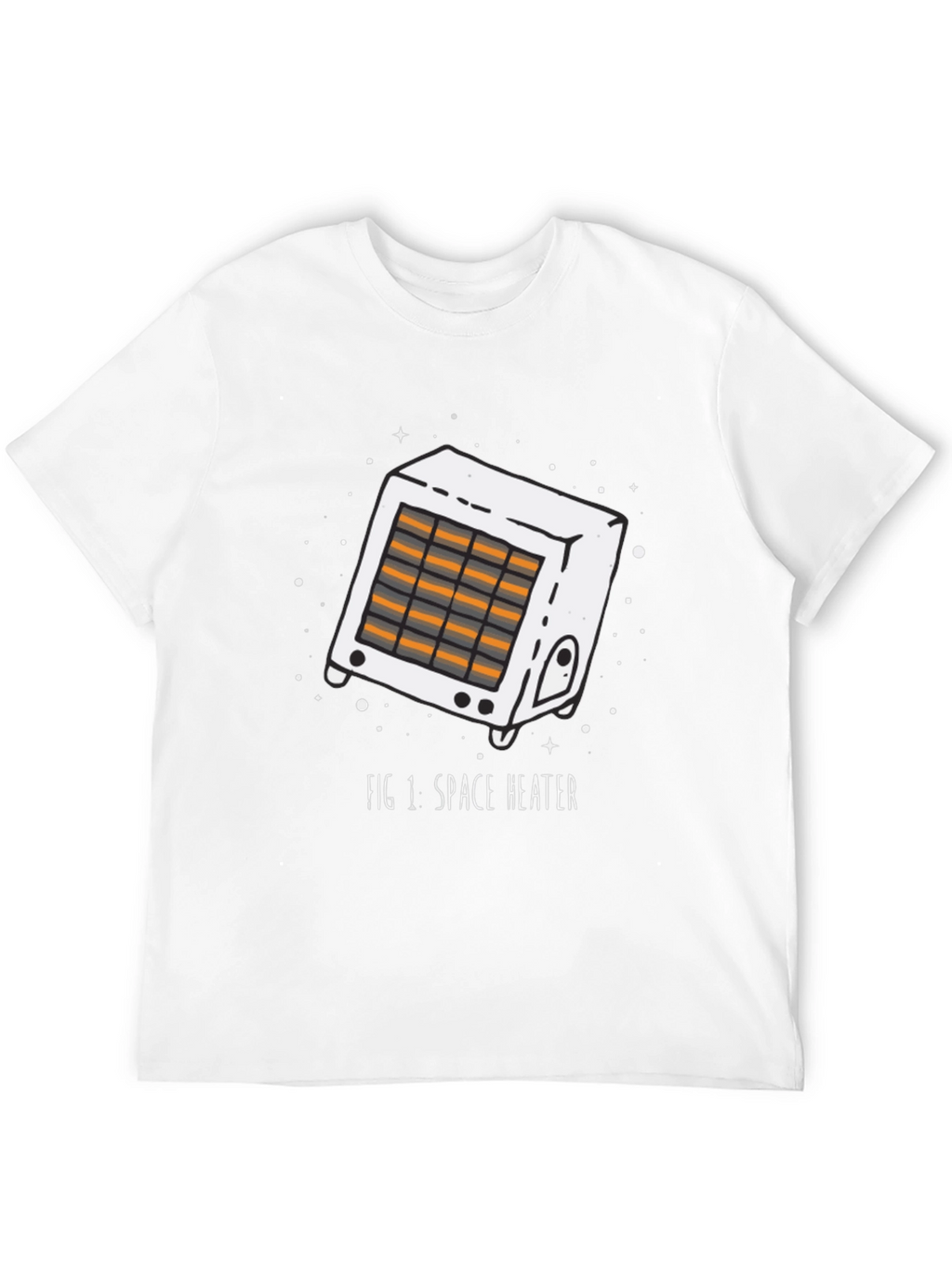 Space Heater Graphic T-Shirt - Quirky Design