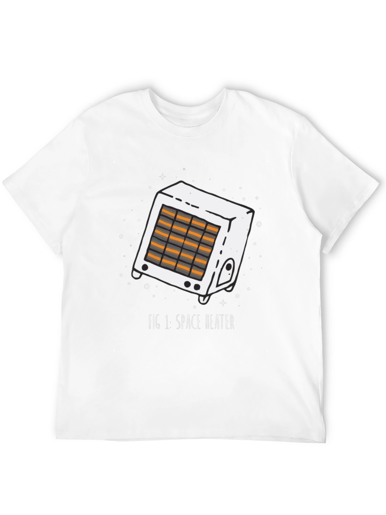 Space Heater Graphic T-Shirt - Quirky Design
