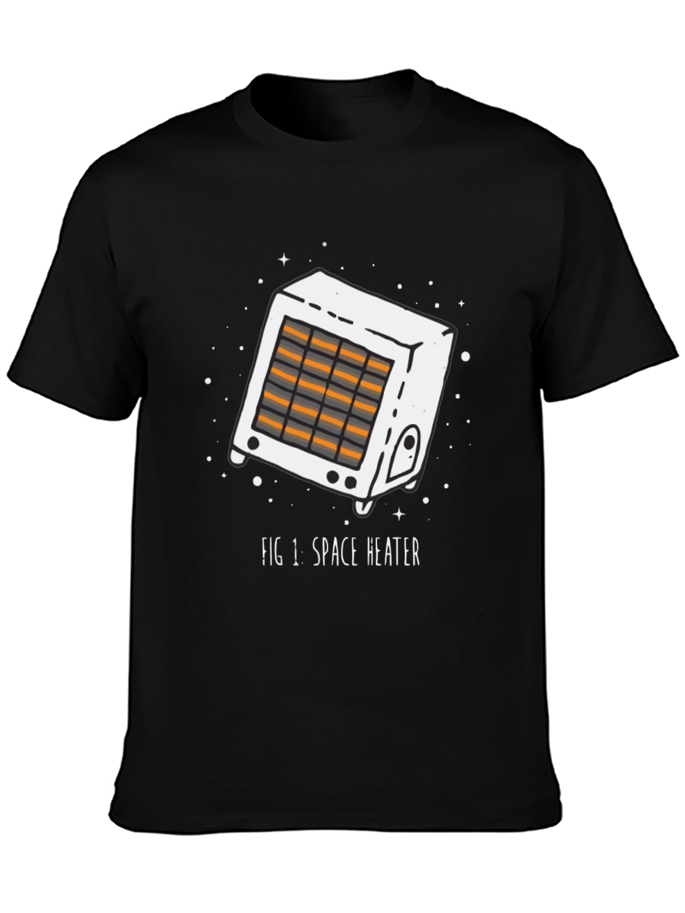 Space Heater Graphic T-Shirt - Quirky Design