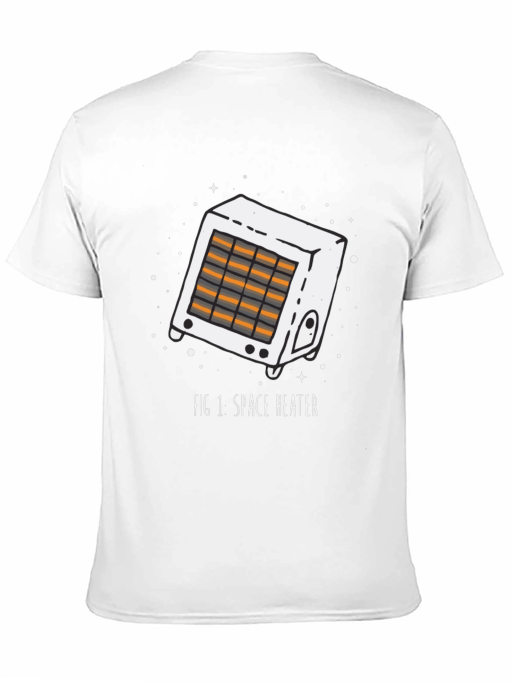 Space Heater Graphic T-Shirt - Quirky Design