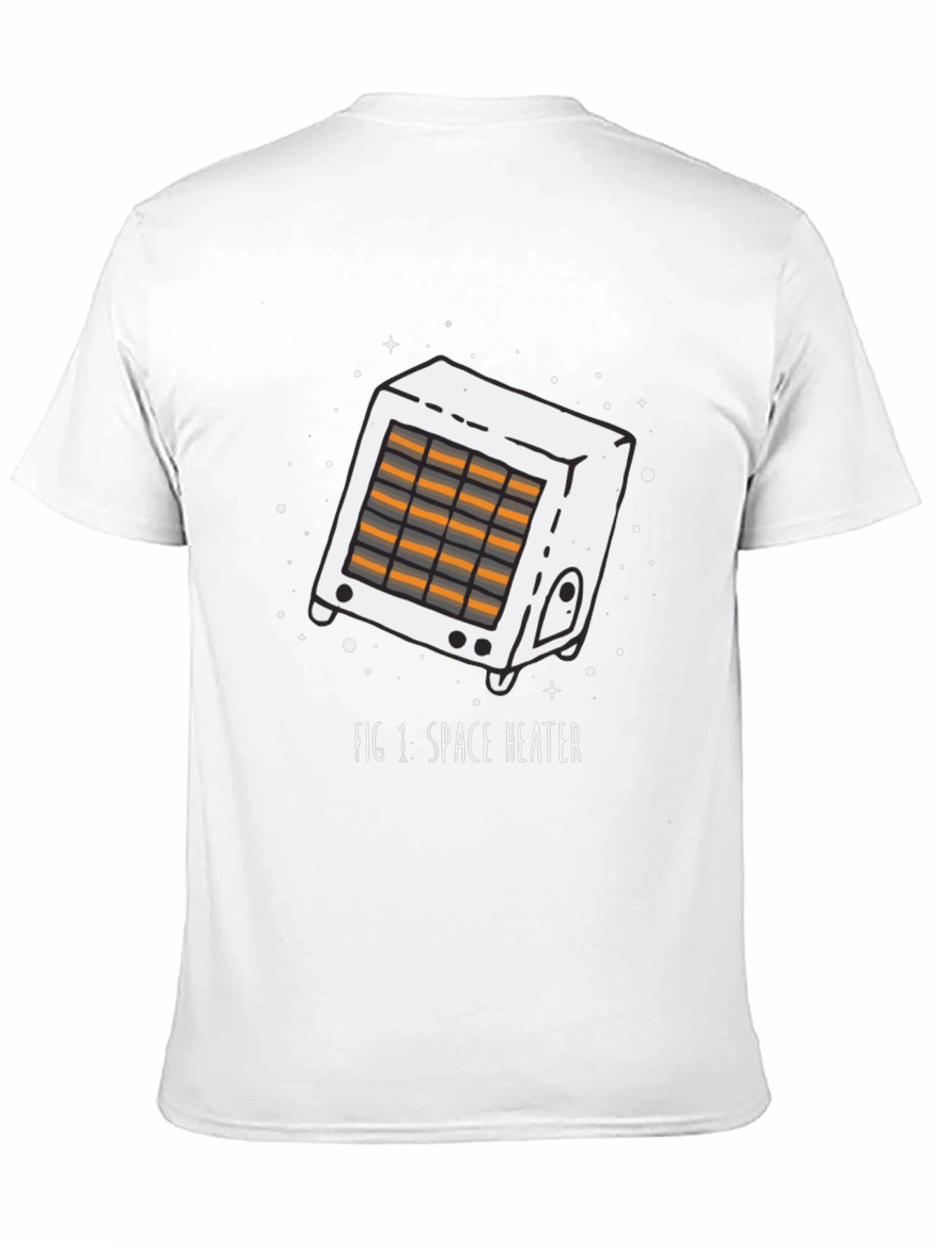 Space Heater Graphic T-Shirt - Quirky Design