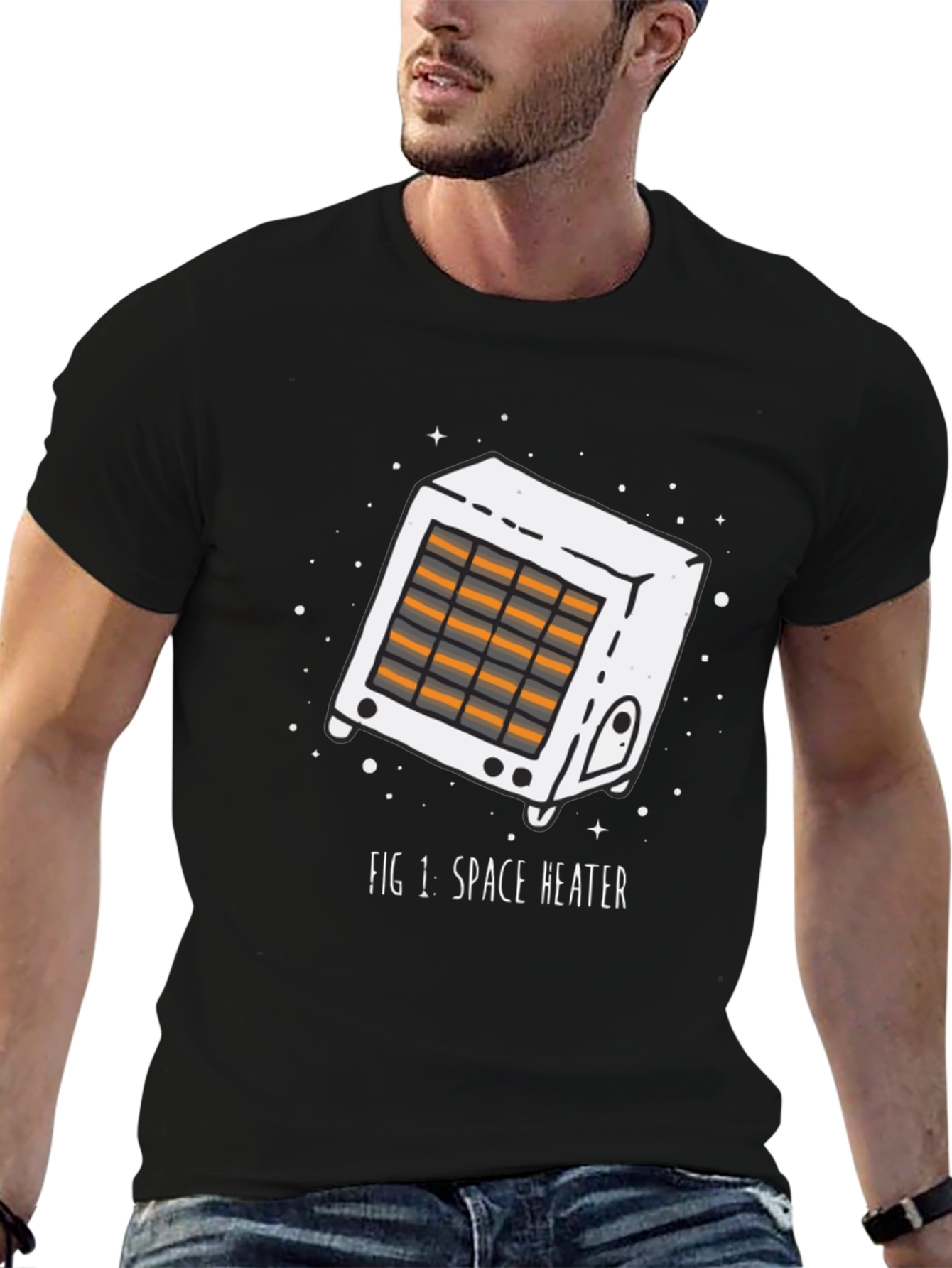 Space Heater Graphic T-Shirt - Quirky Design