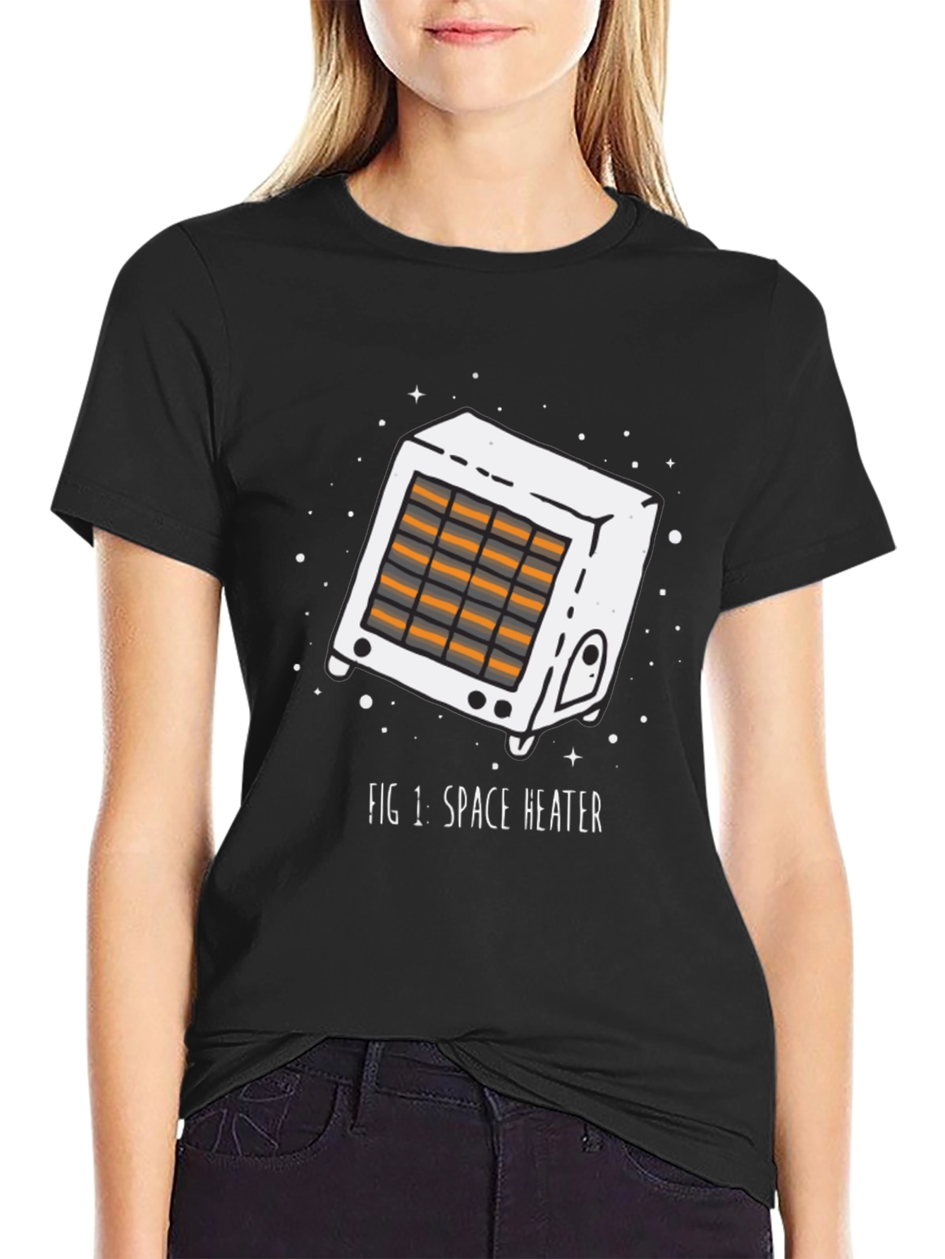 Space Heater Graphic T-Shirt - Quirky Design