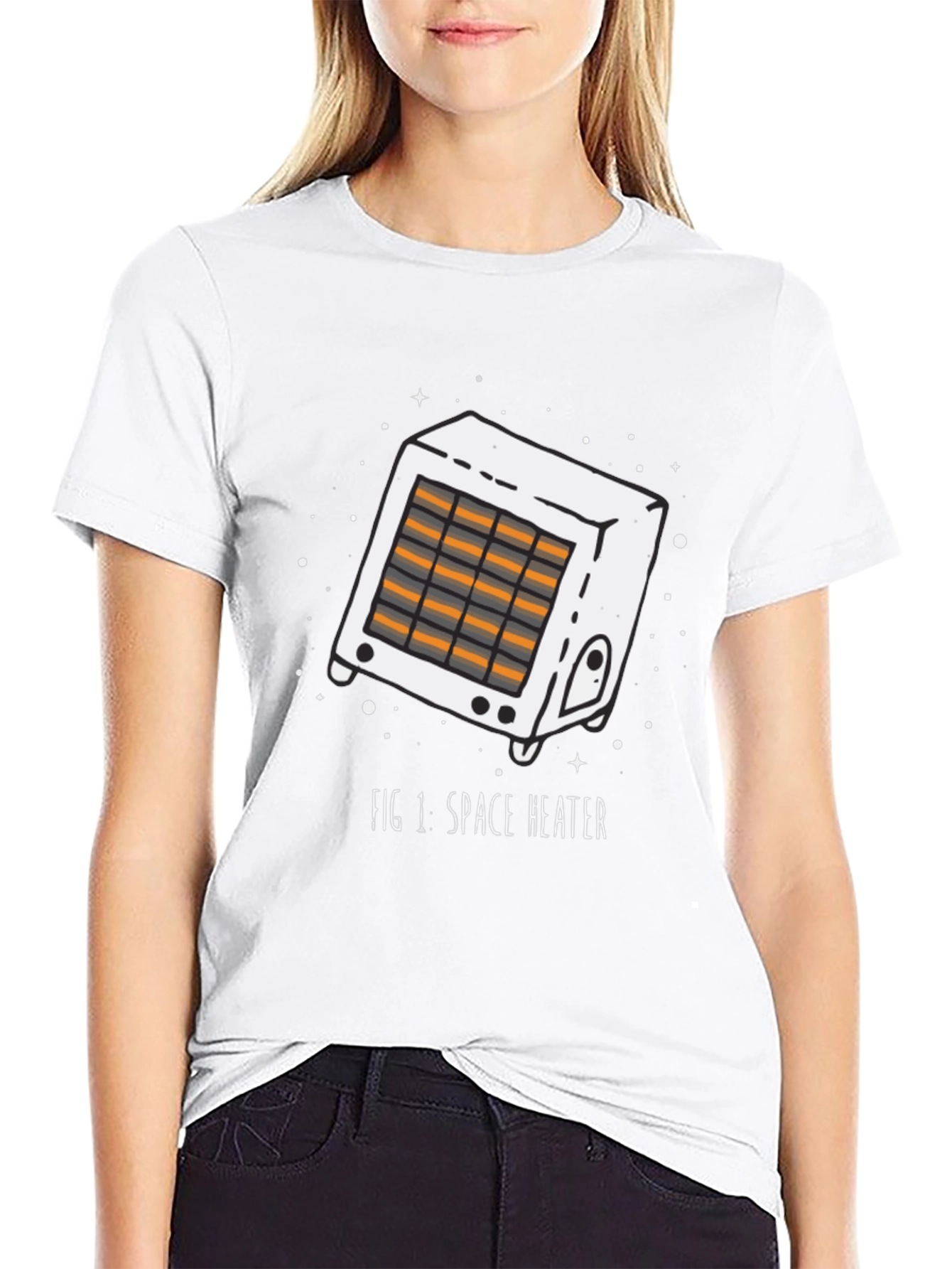 Space Heater Graphic T-Shirt - Quirky Design