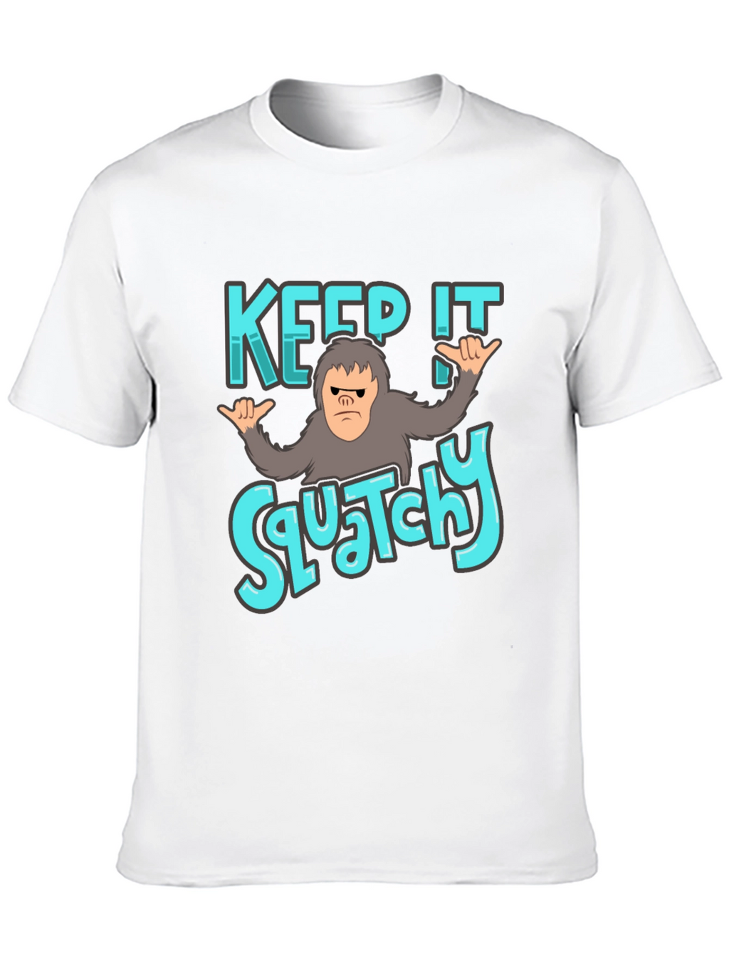 Keep It Squatchy Black T-Shirt