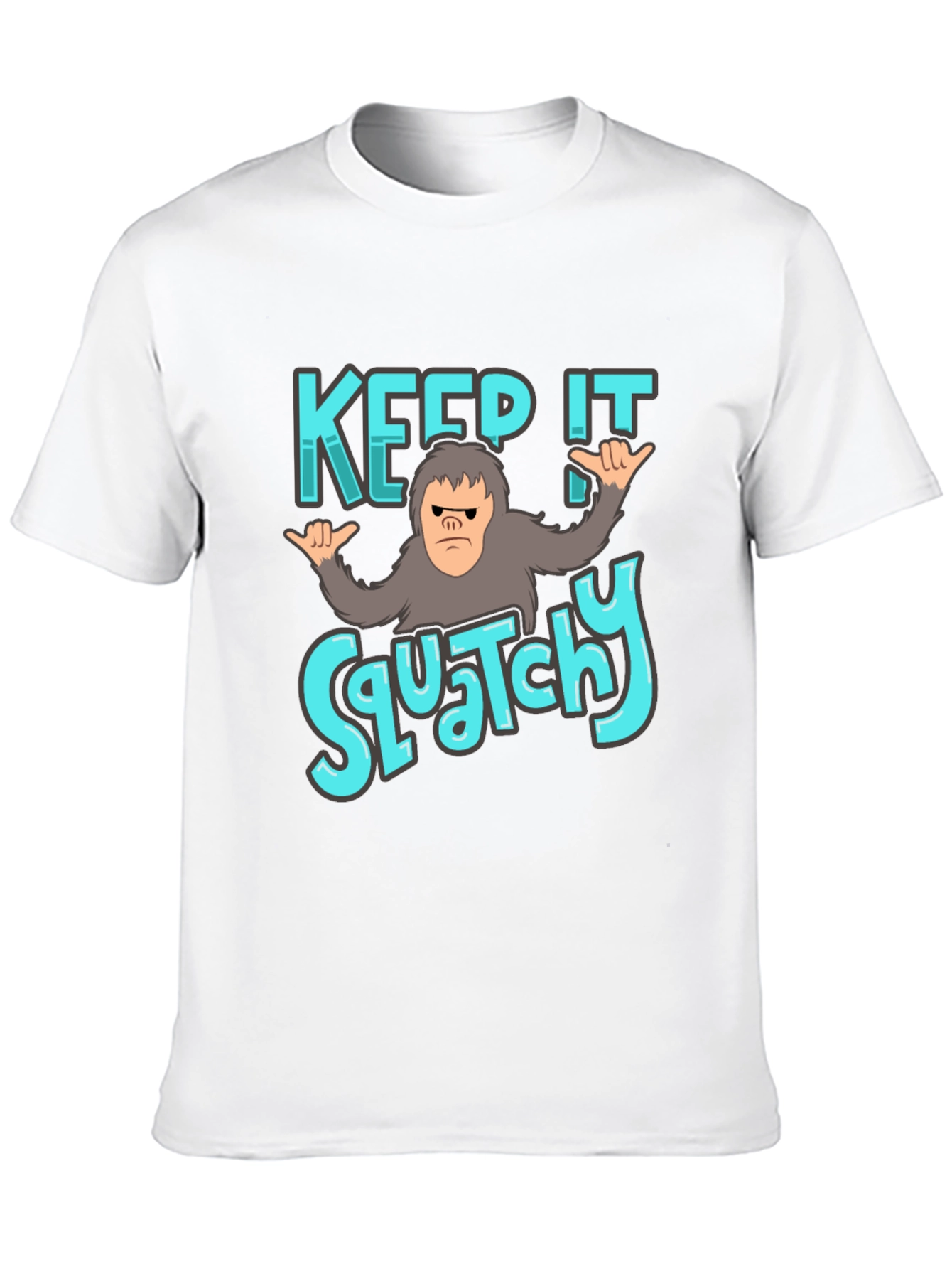 Keep It Squatchy Black T-Shirt