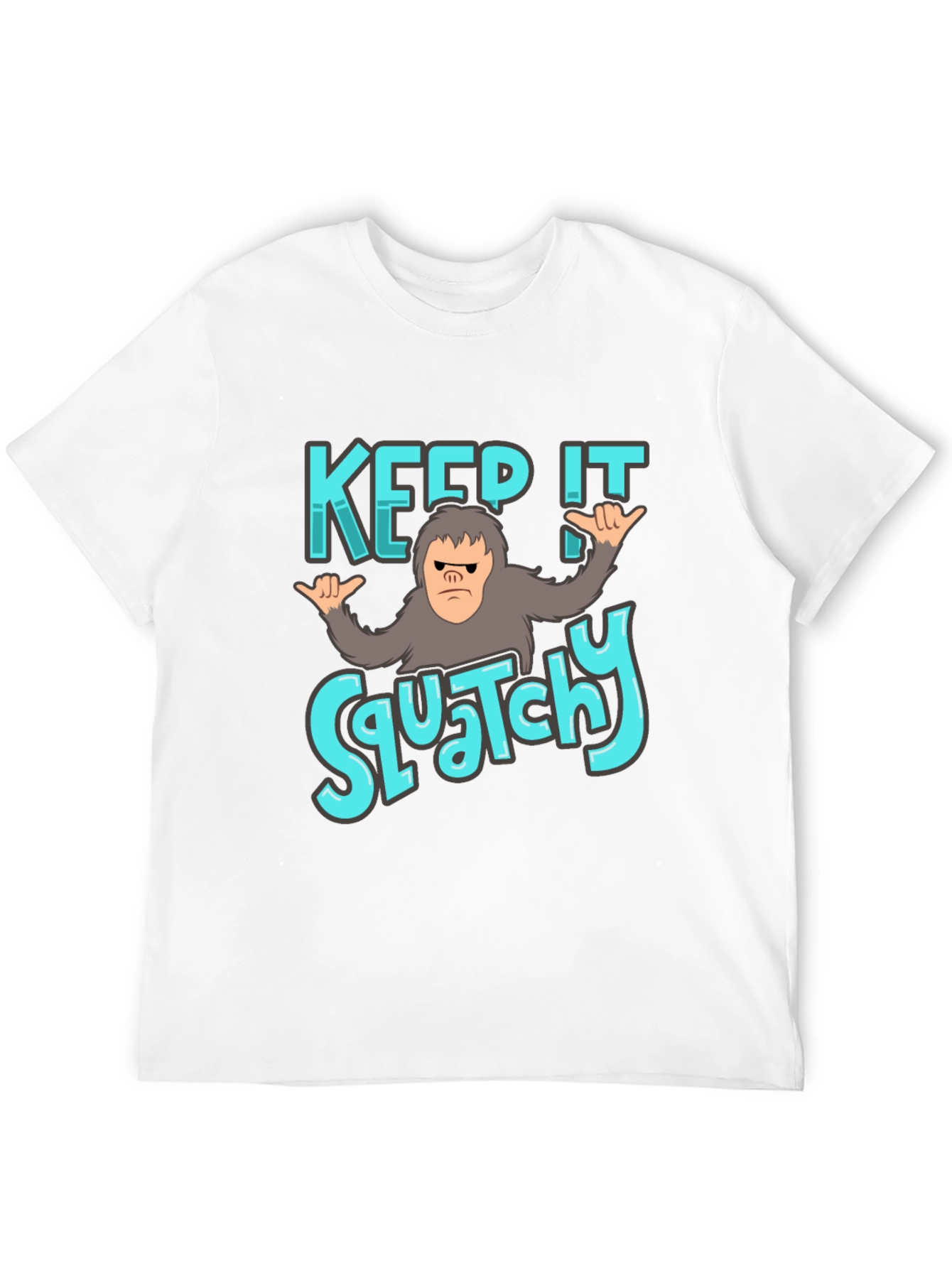 Keep It Squatchy Black T-Shirt
