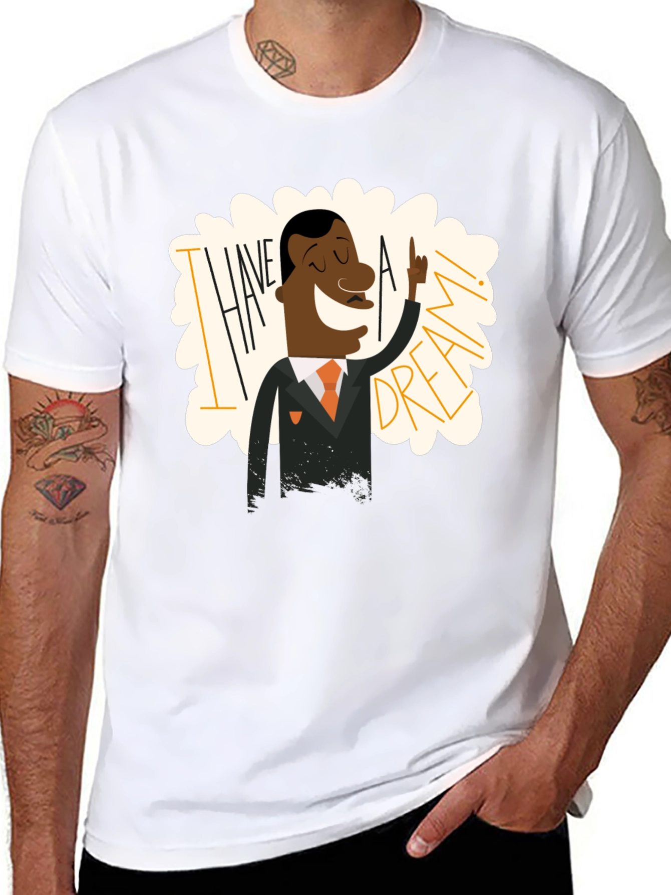 I Have a Dream MLK Graphic Tee - Black