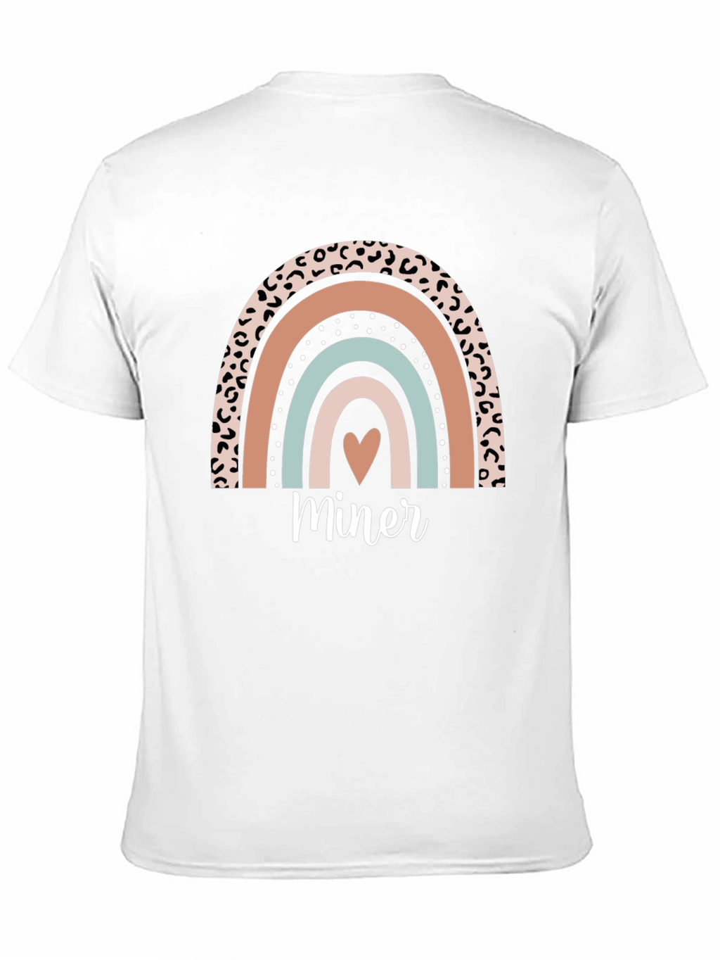Miner Rainbow Graphic Tee - Black