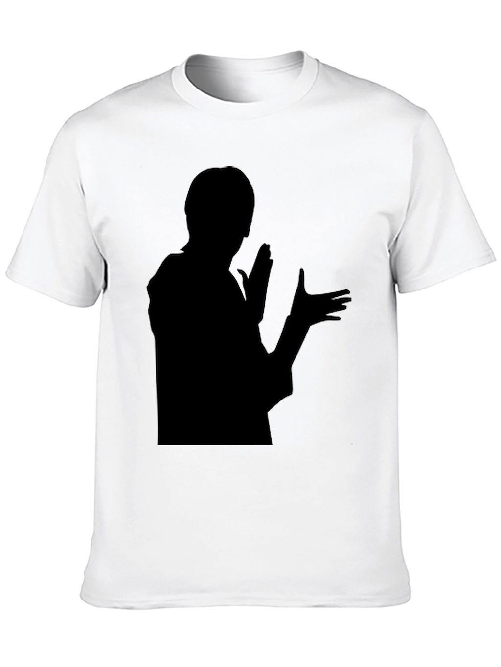 Silhouette Graphic T-Shirt - Bold Black Design